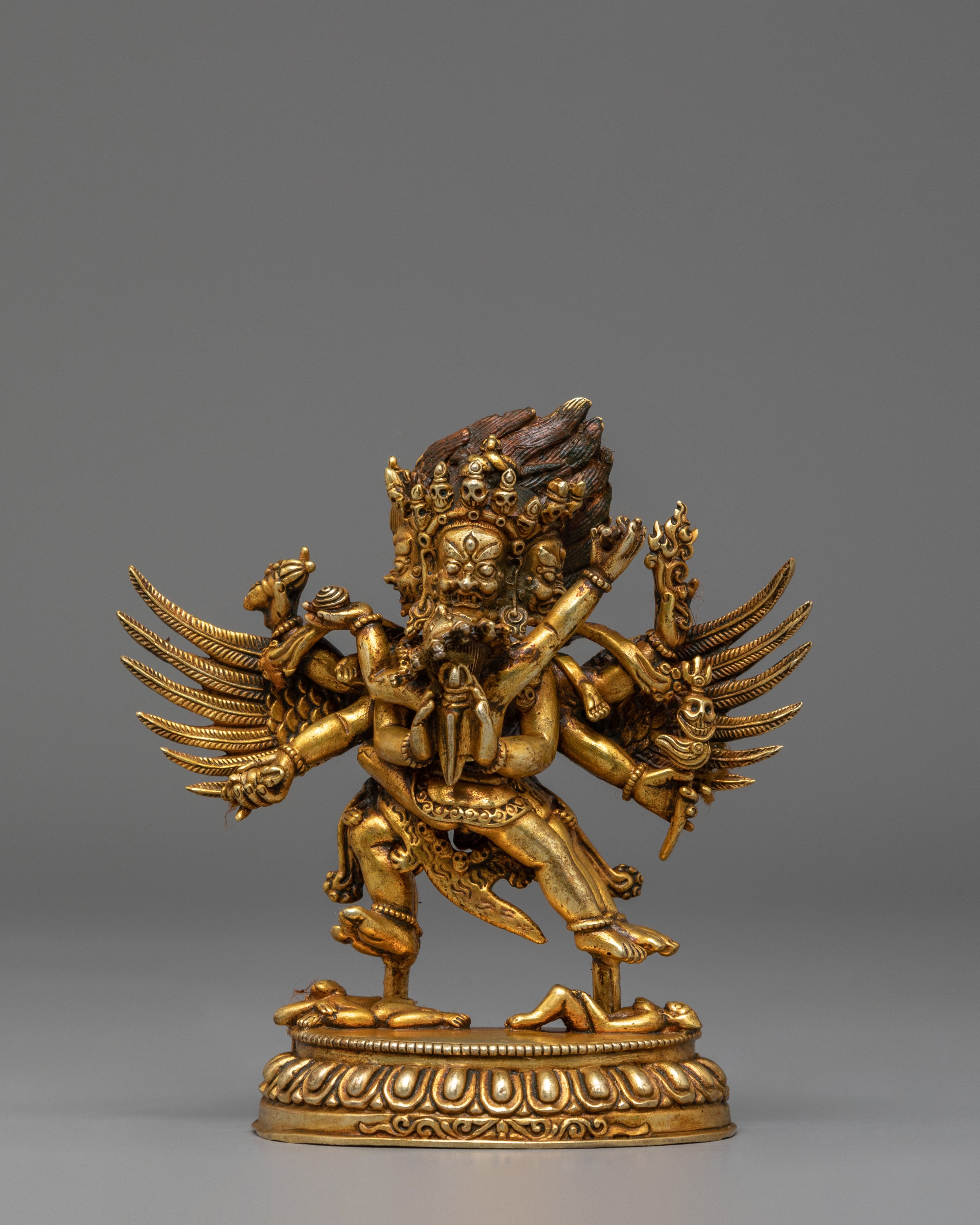 Handmade Dorje Phurba Buddhist Statue | Vajrakilaya Deity Sculpture
