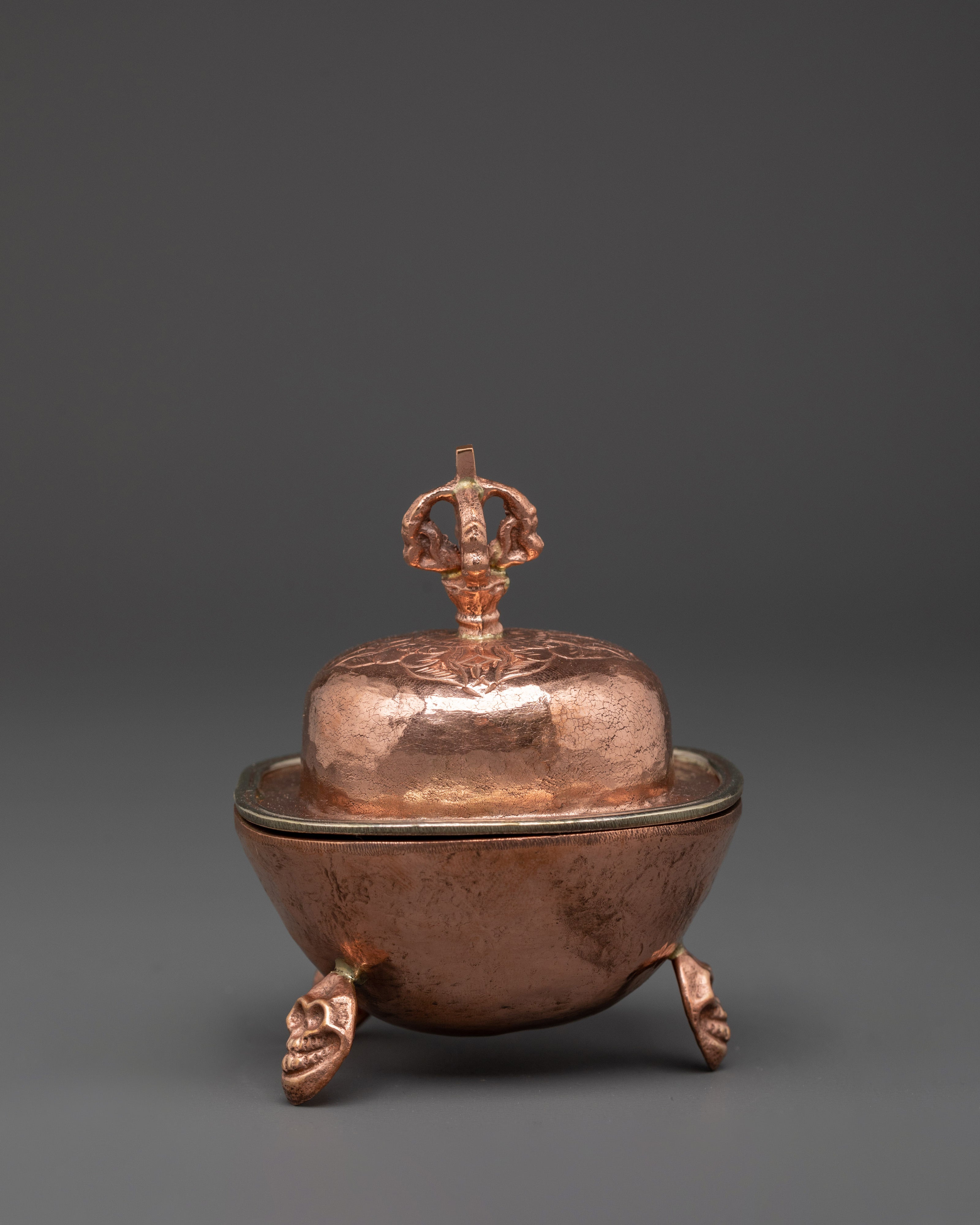 Handcrafted Buddhist Kapala Bowl | Sacred Ritual Offering Cup