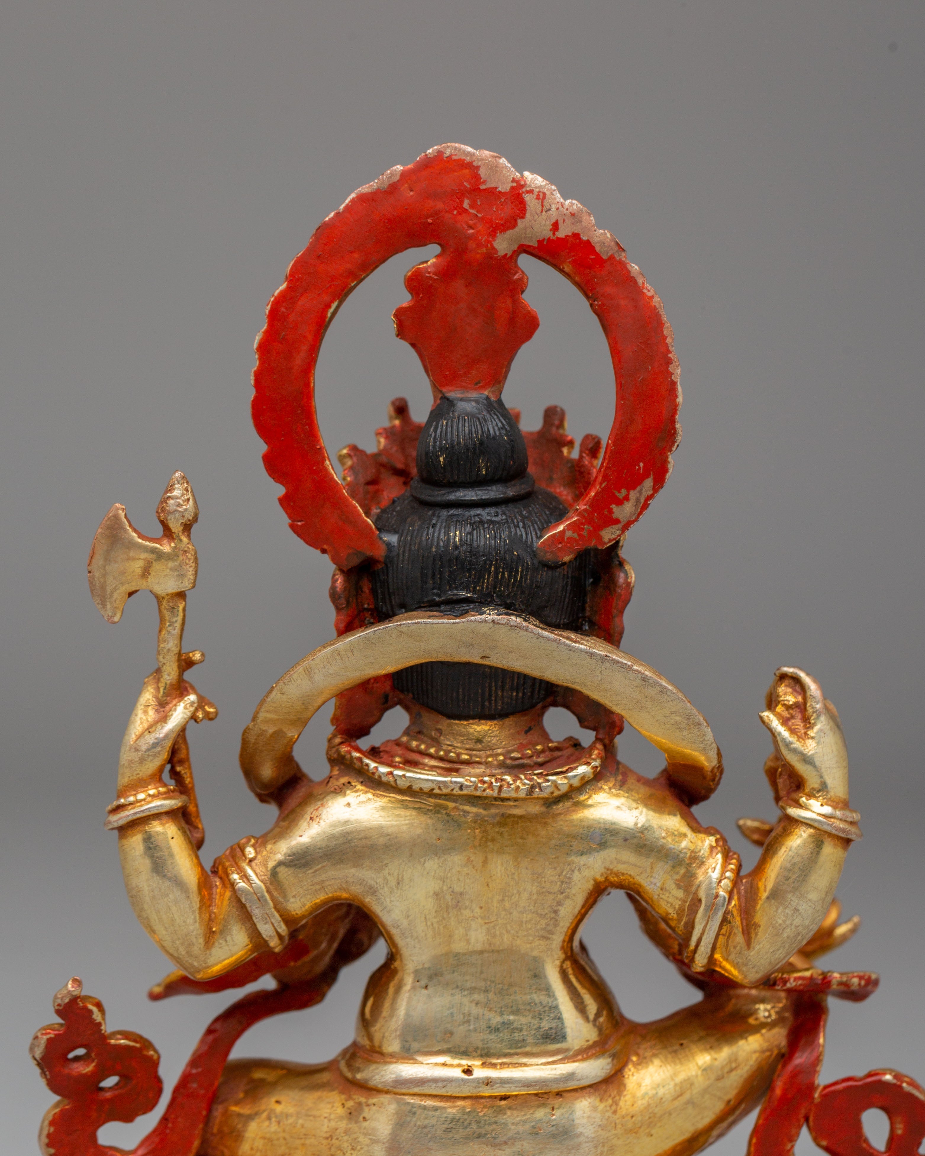 Sacred Ganesha Statue | 24K Gold Plated Copper Body