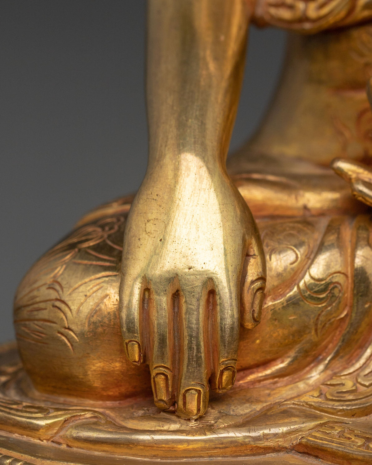 Handcrafted Three Buddha Statue Set | Spiritual Altar Decor