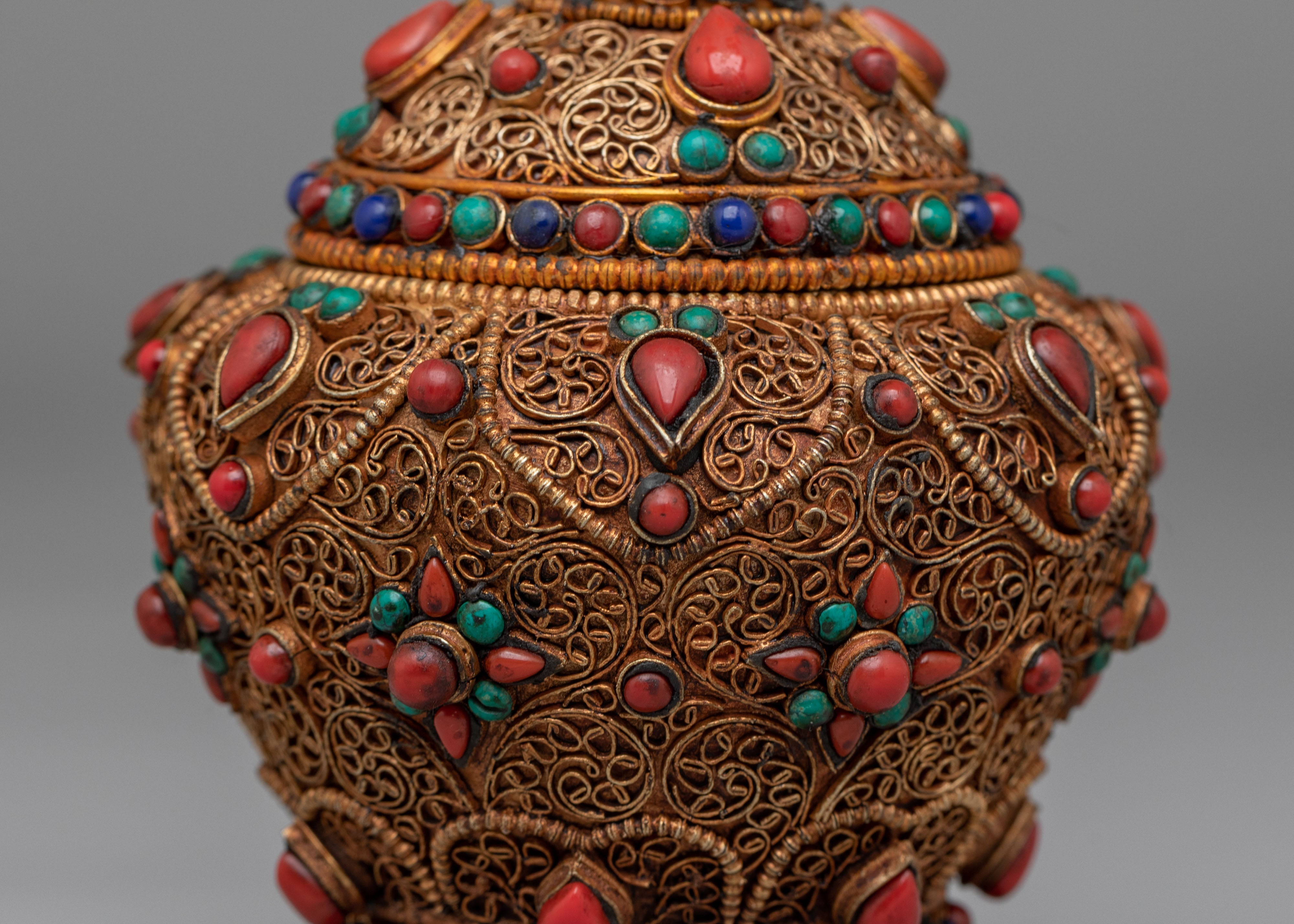 Traditional Sacred Rice Pot | Sacred Ritual Vessel for Blessings