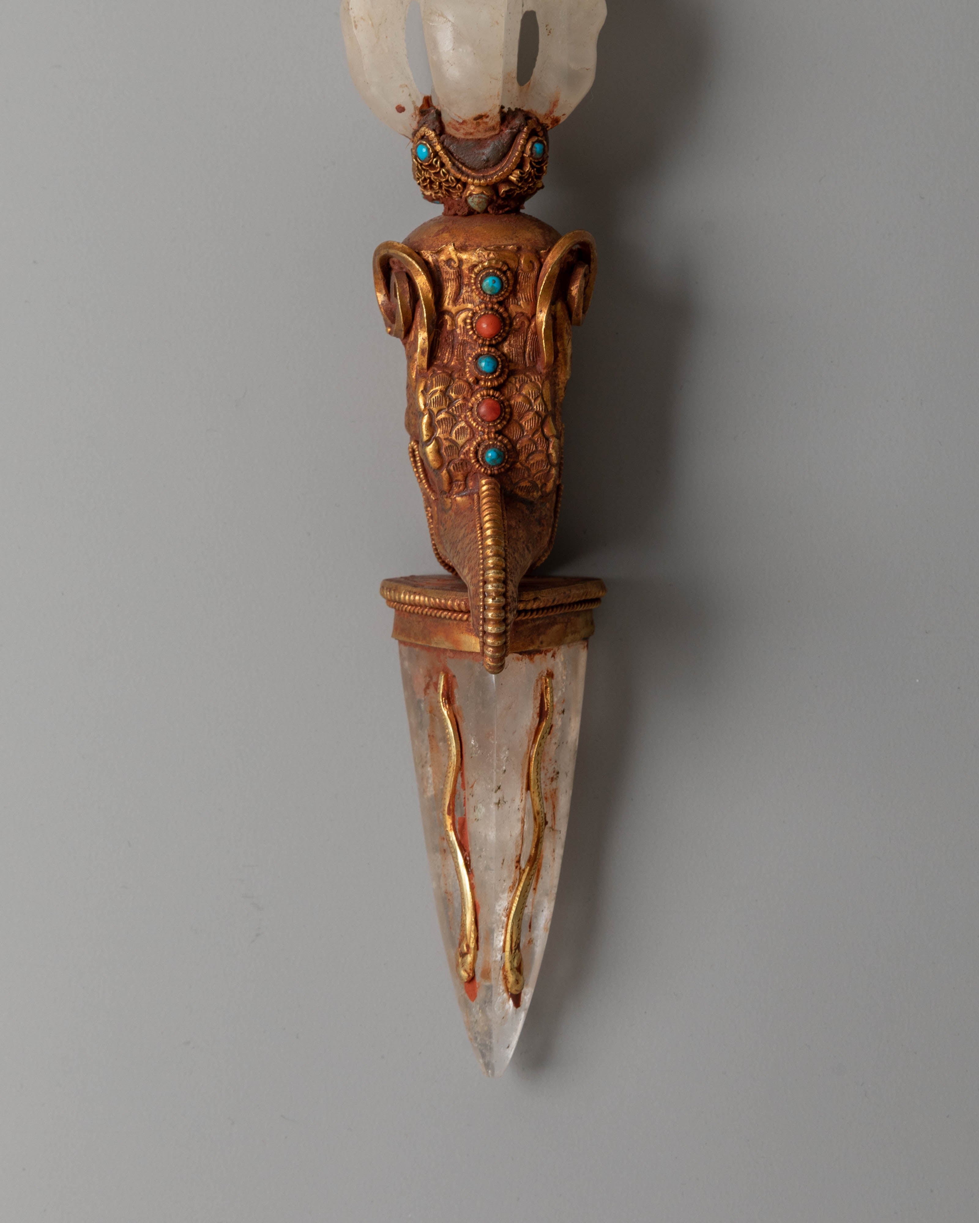 Traditional Himalayan Phurba Dagger | Tibetan Ritual Dagger for Protection