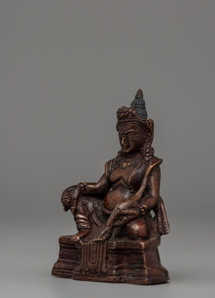 Himalayan Dzambhala Wealth God Sculpture | The Wealth God of Prosperity