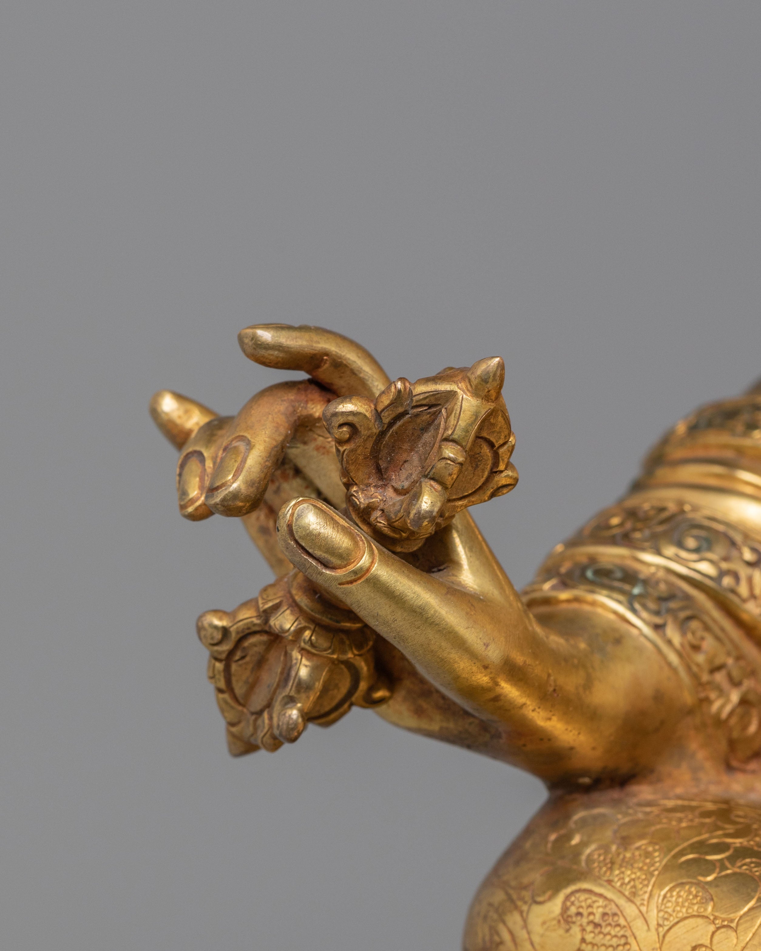 Lotus Born Guru Rinpoche Statue | Tibetan Buddhist Padmasambhava Sculpture