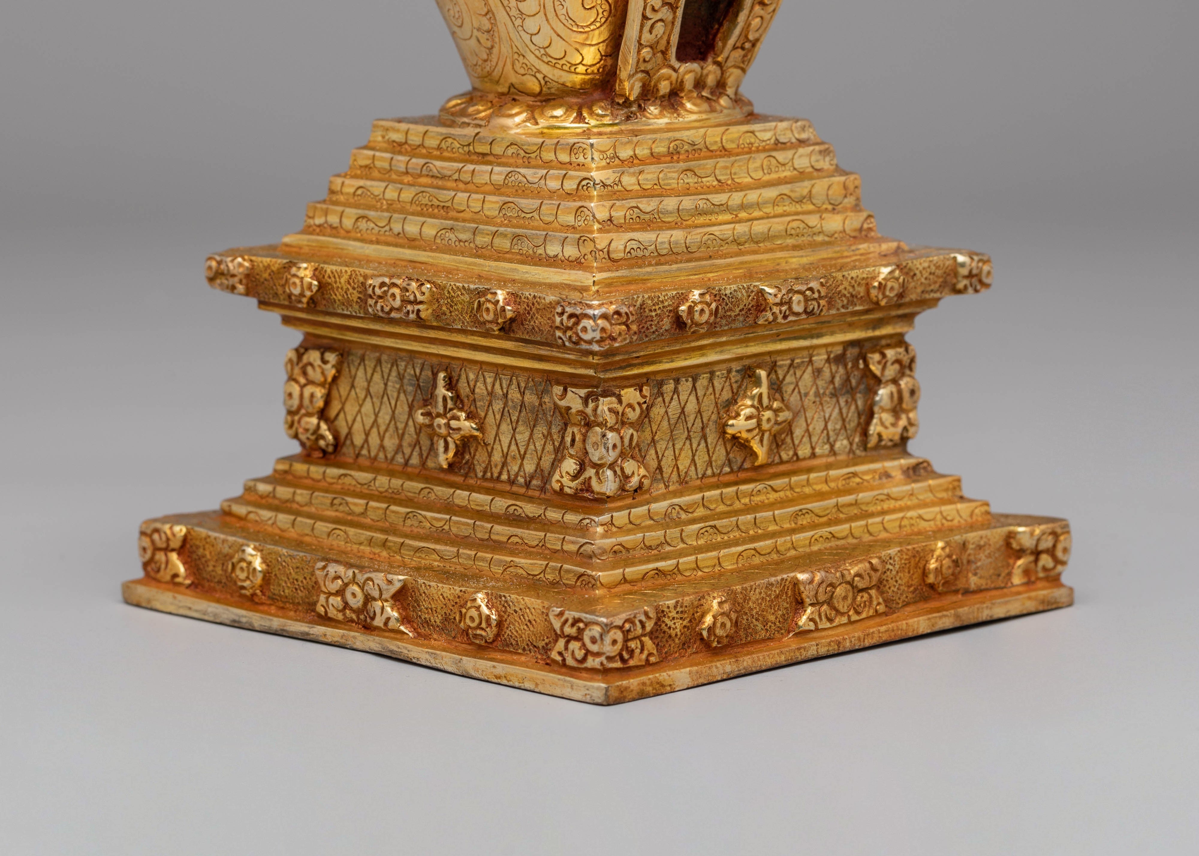 Decorative Tibetan Buddhist Stupa | Spiritual Symbol of Enlightenment
