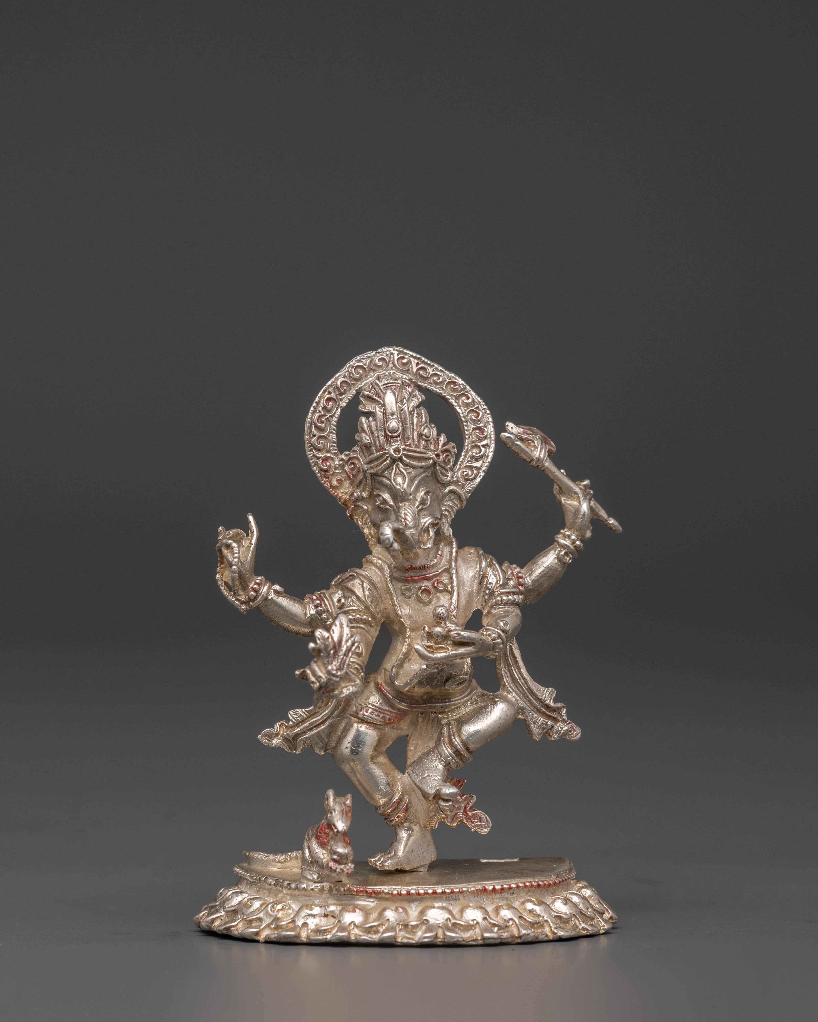 Ganesh Statue the Embodiment of Knowledge | Silver Ganesha Statue for Wisdom
