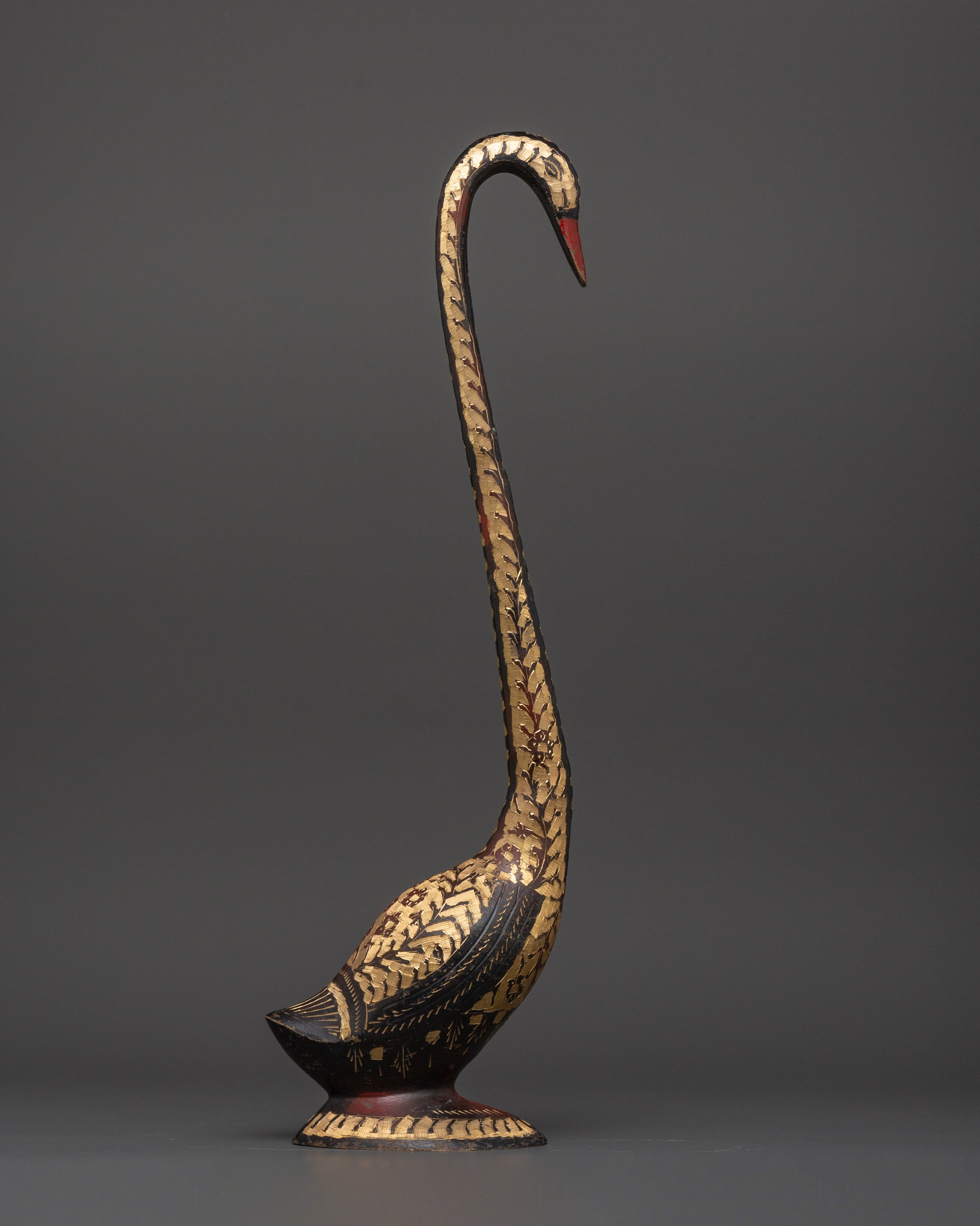 Handcrafted Brass Swan Figurine Set | Elegant Sculptures