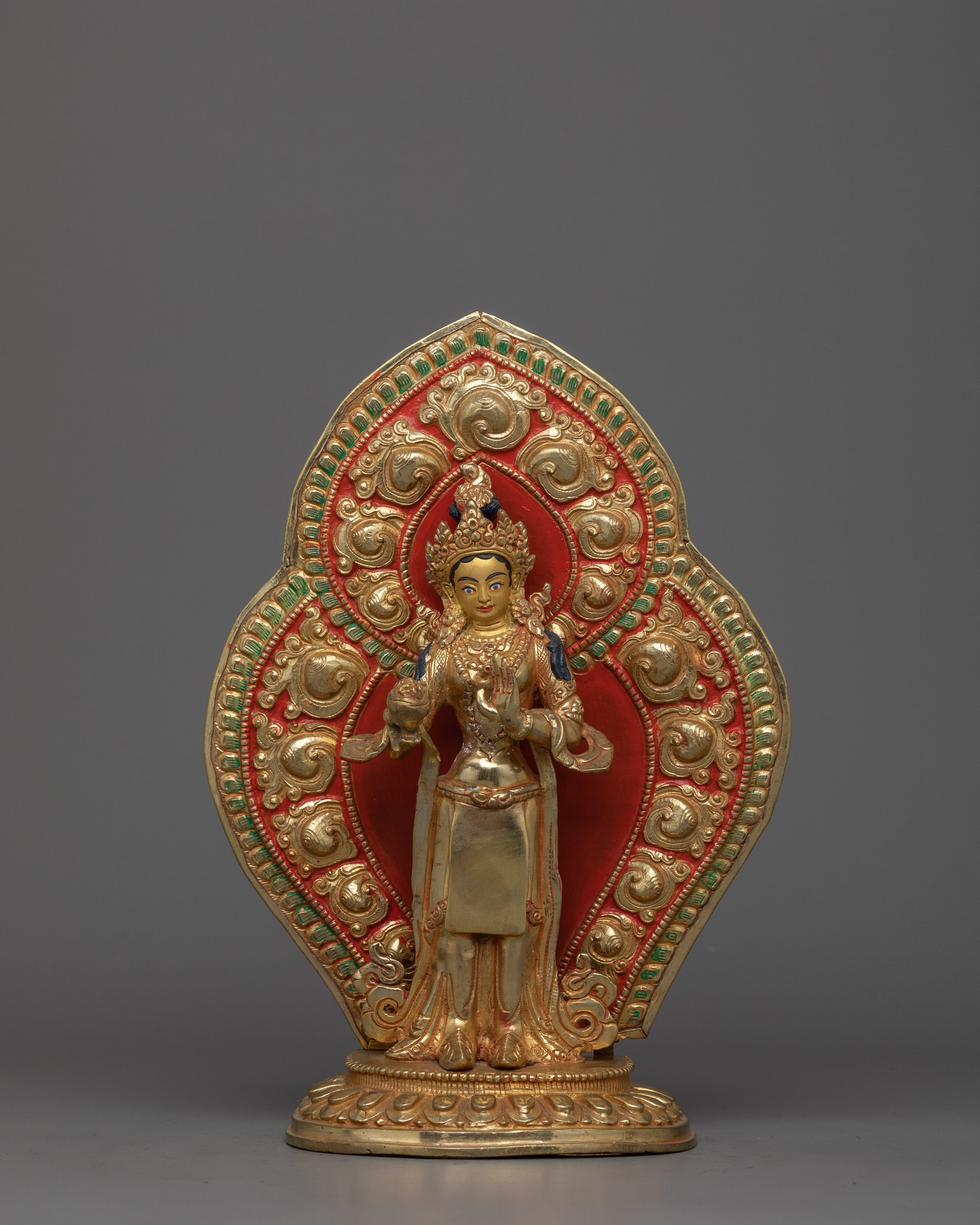 Guru Rinpoche with Beautiful Consort | A Divine Union of Wisdom and Compassion