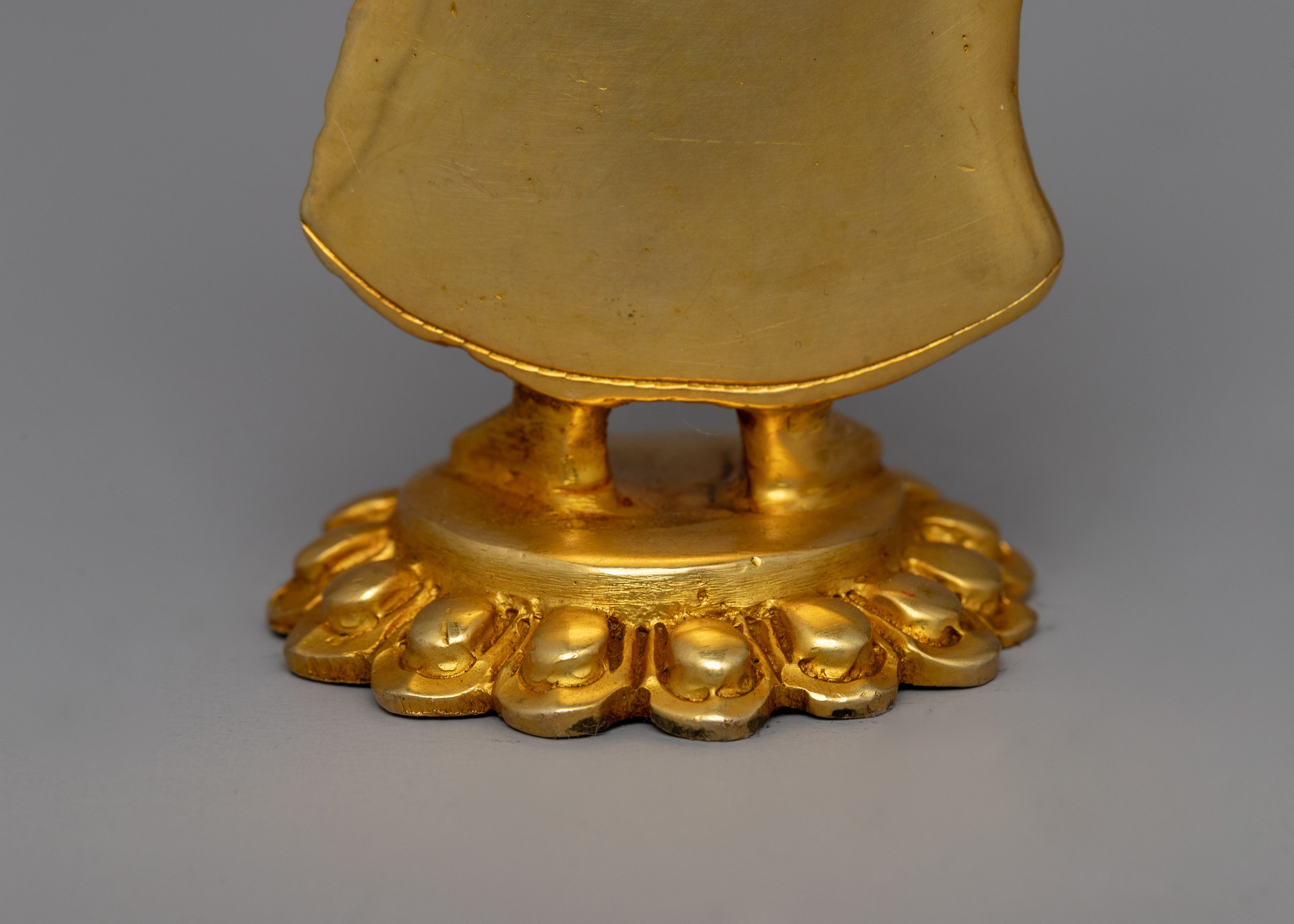 Gold Plated Dipankar Buddha statue | Ancient Buddha Figure