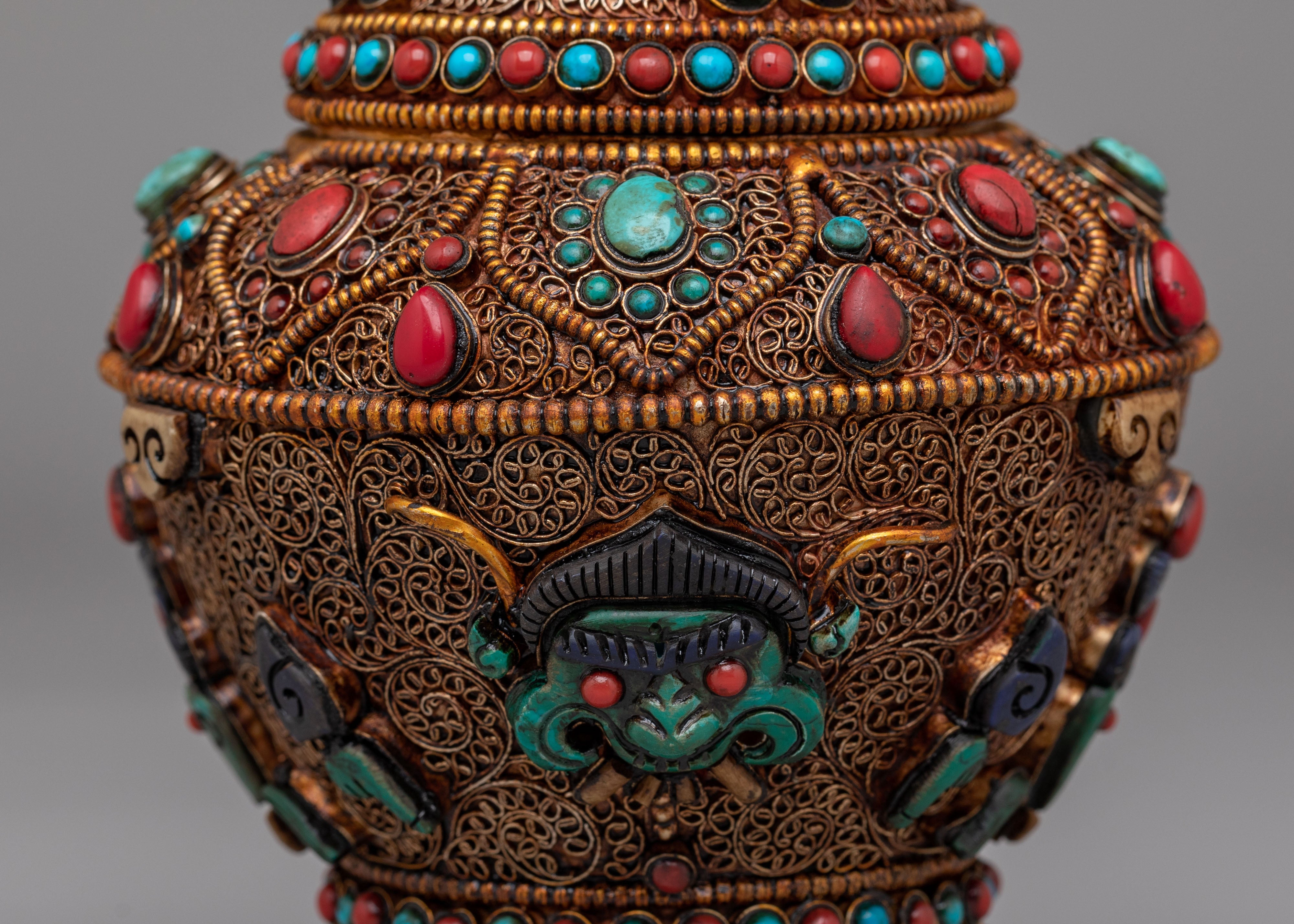 Himalayan Scared Rice Pot | Spiritual Healing Decor