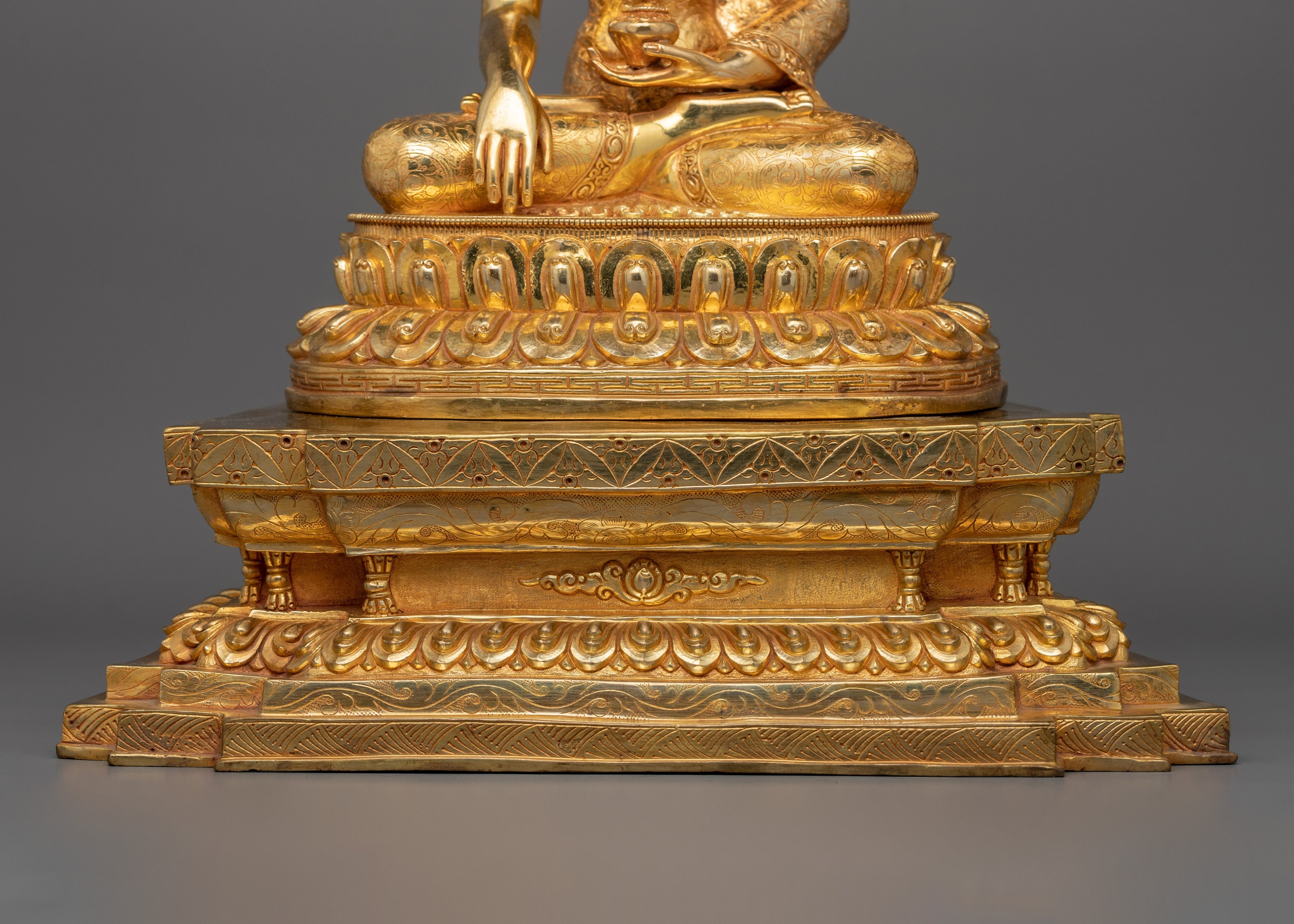 Tibetan Handmade Statue of Shakyamuni Buddha | Light of Asia