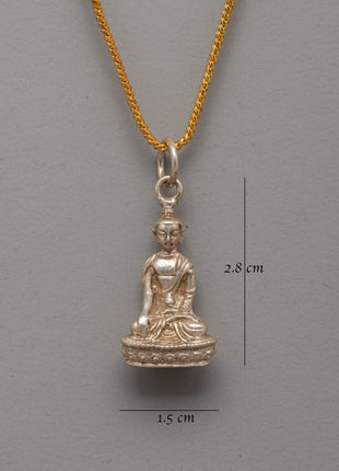 Precious Shakyamuni Buddha Locket | Sacred Amulet of Enlightenment