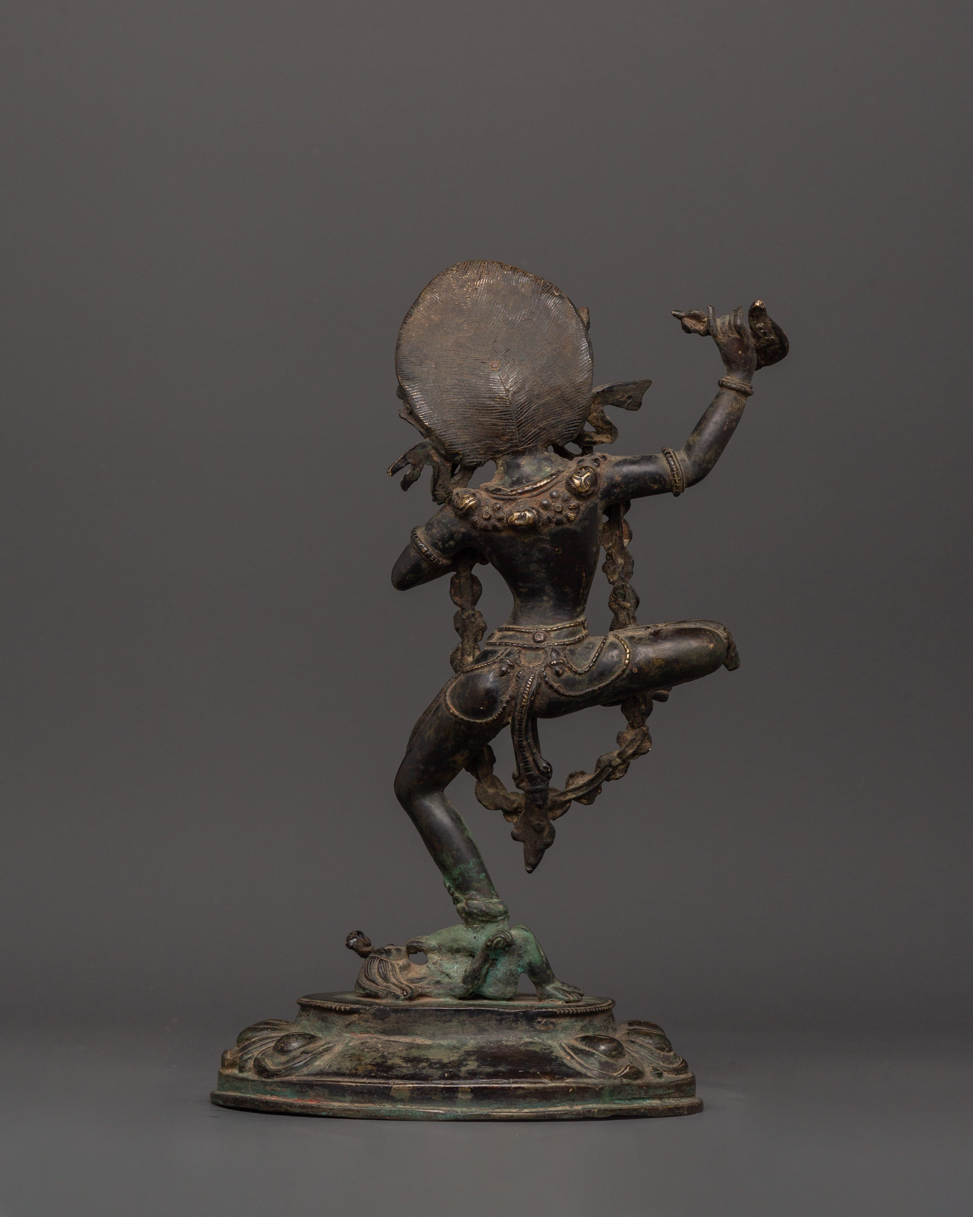 Dorje Phagmo Antique Figure | Bronze Vajravarahi Deity Statue