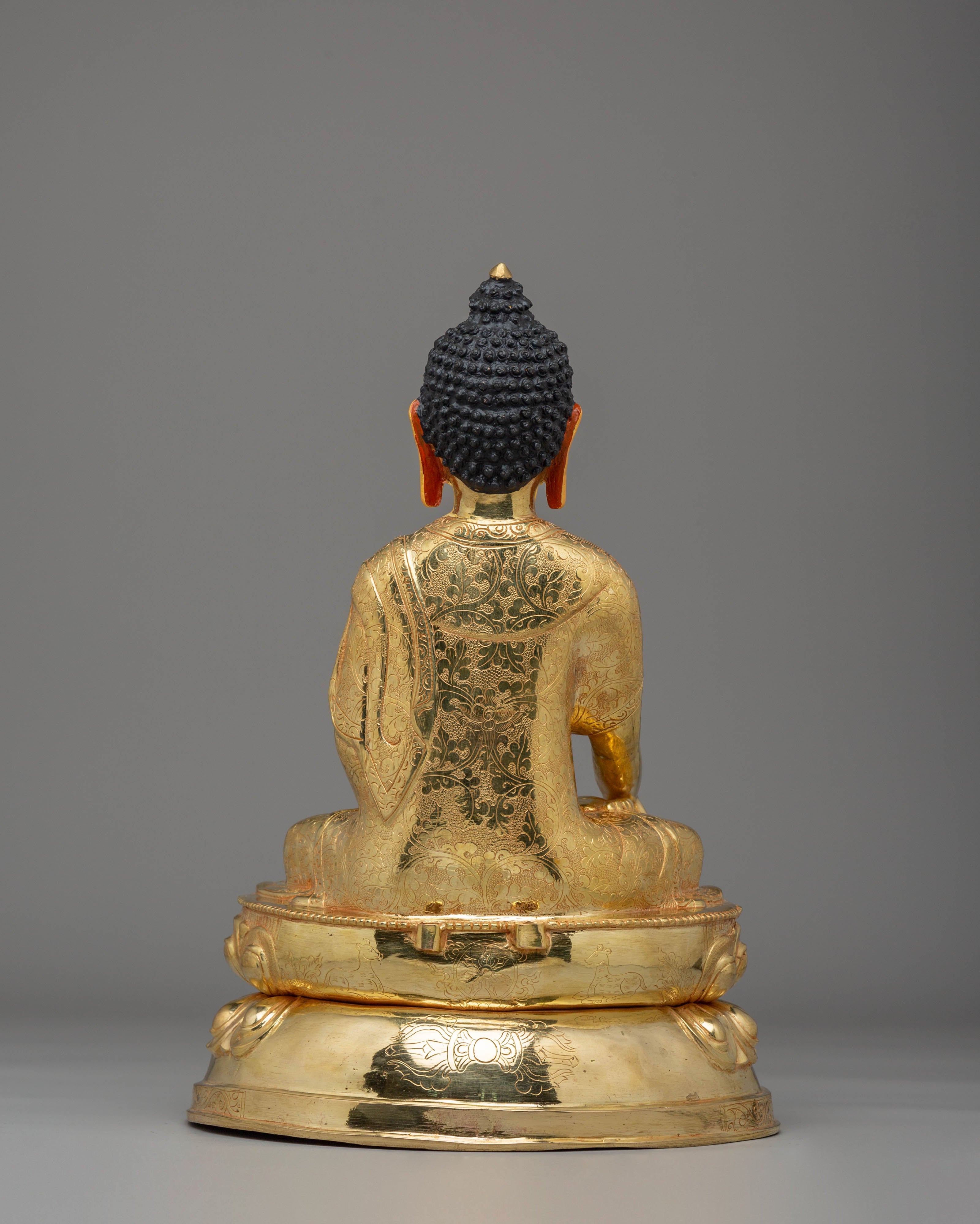 Handmade Golden Shakyamuni Buddha Statue