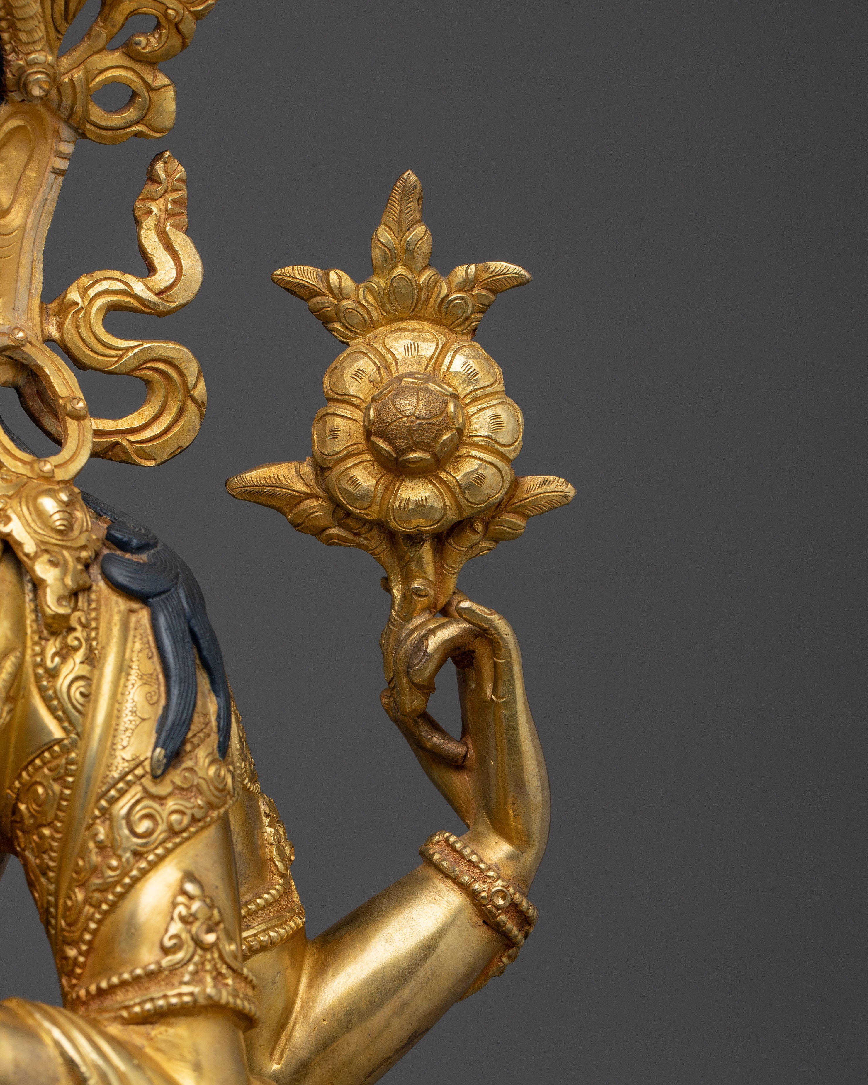 Handmade Tibetan Chenrezig | Avalokiteshvara Statue