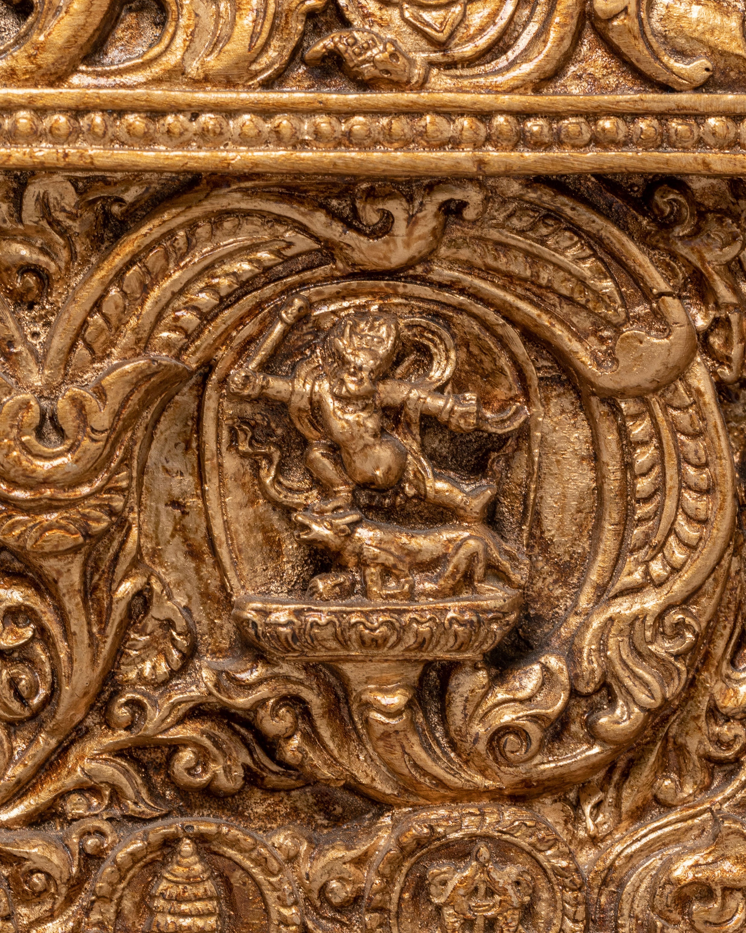 Sacred Yamantaka Wall Hanging | Tibetan Religious Wall Art for Meditation & Home Decor