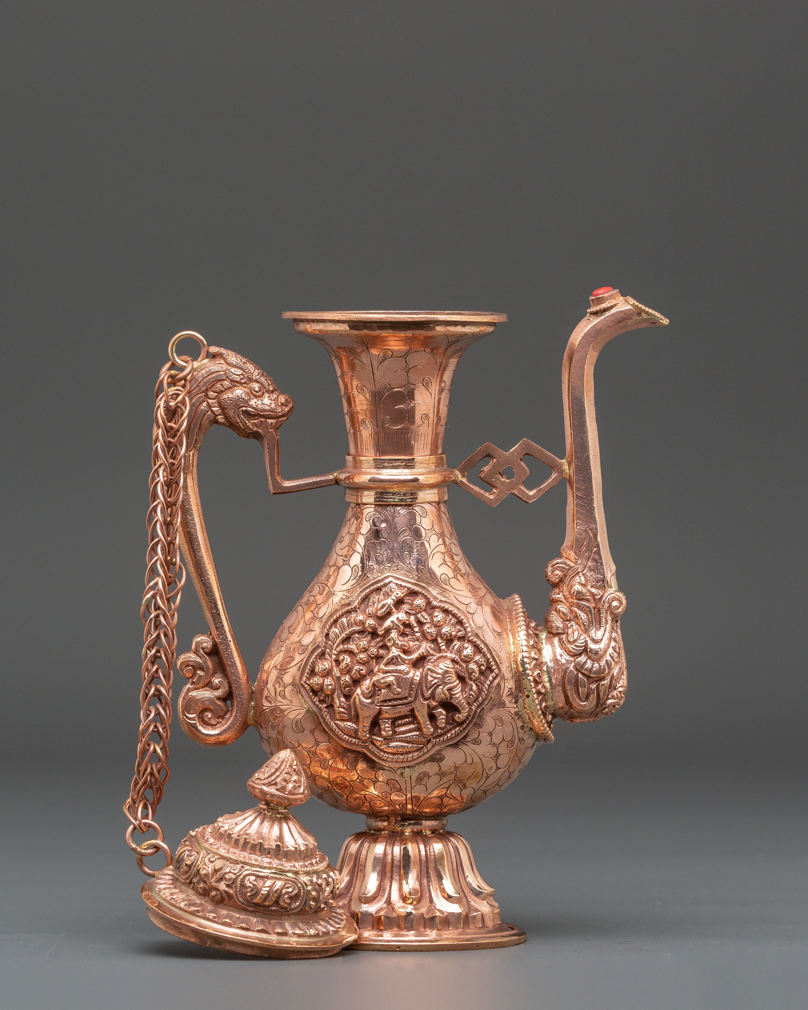 Handmade Copper Bhumba | Tibetan Buddhist Ritual Vase