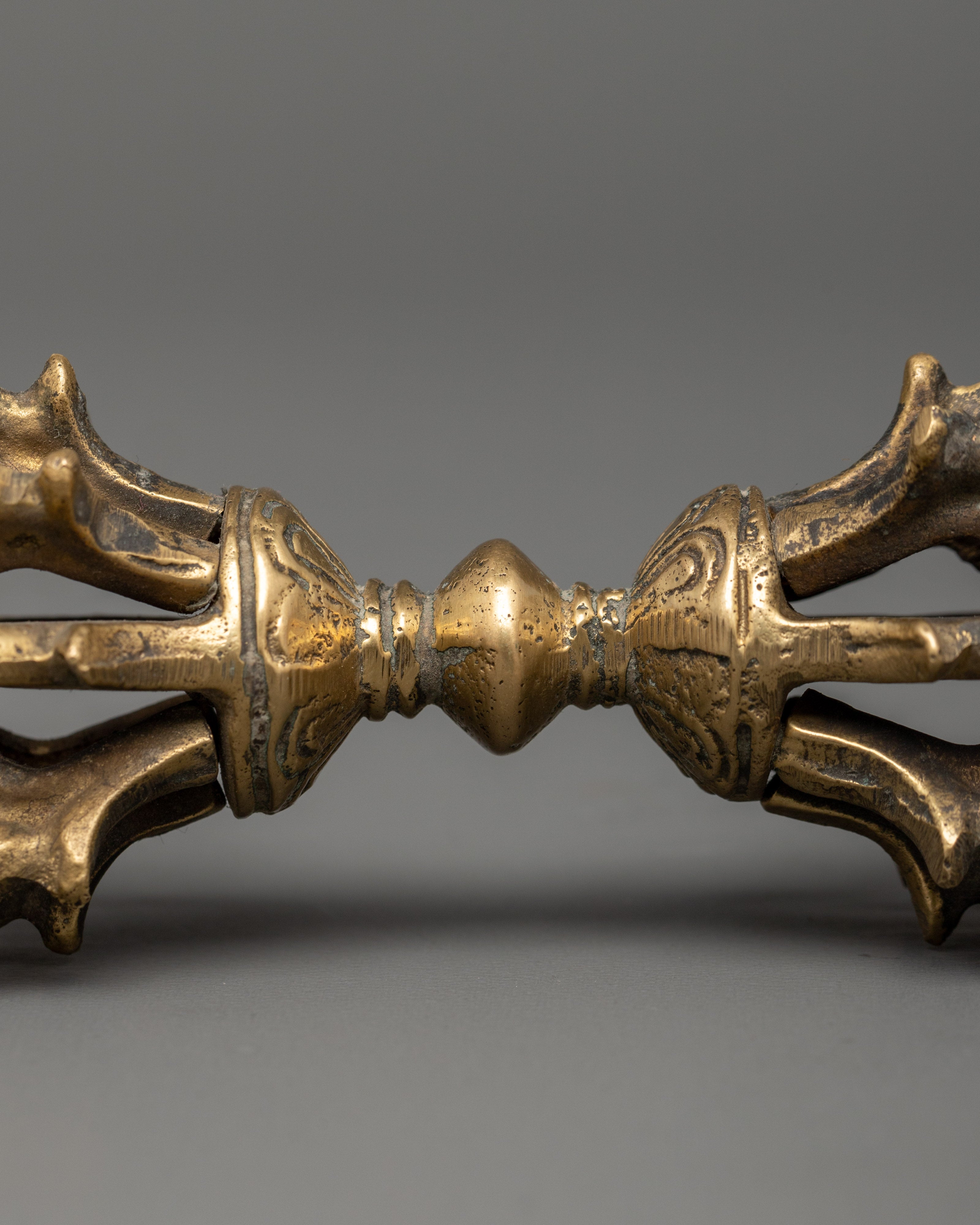 Brass Vajra for Altar | Enlightenment Symbol