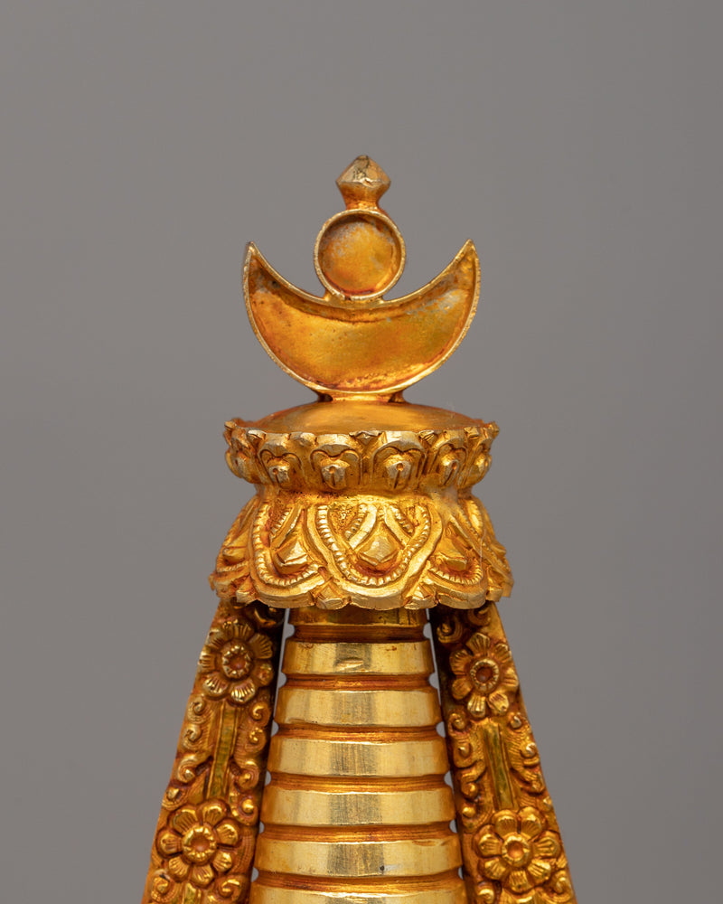 Tibetan Lotus Blossom Stupa | A Symbol of Enlightenment