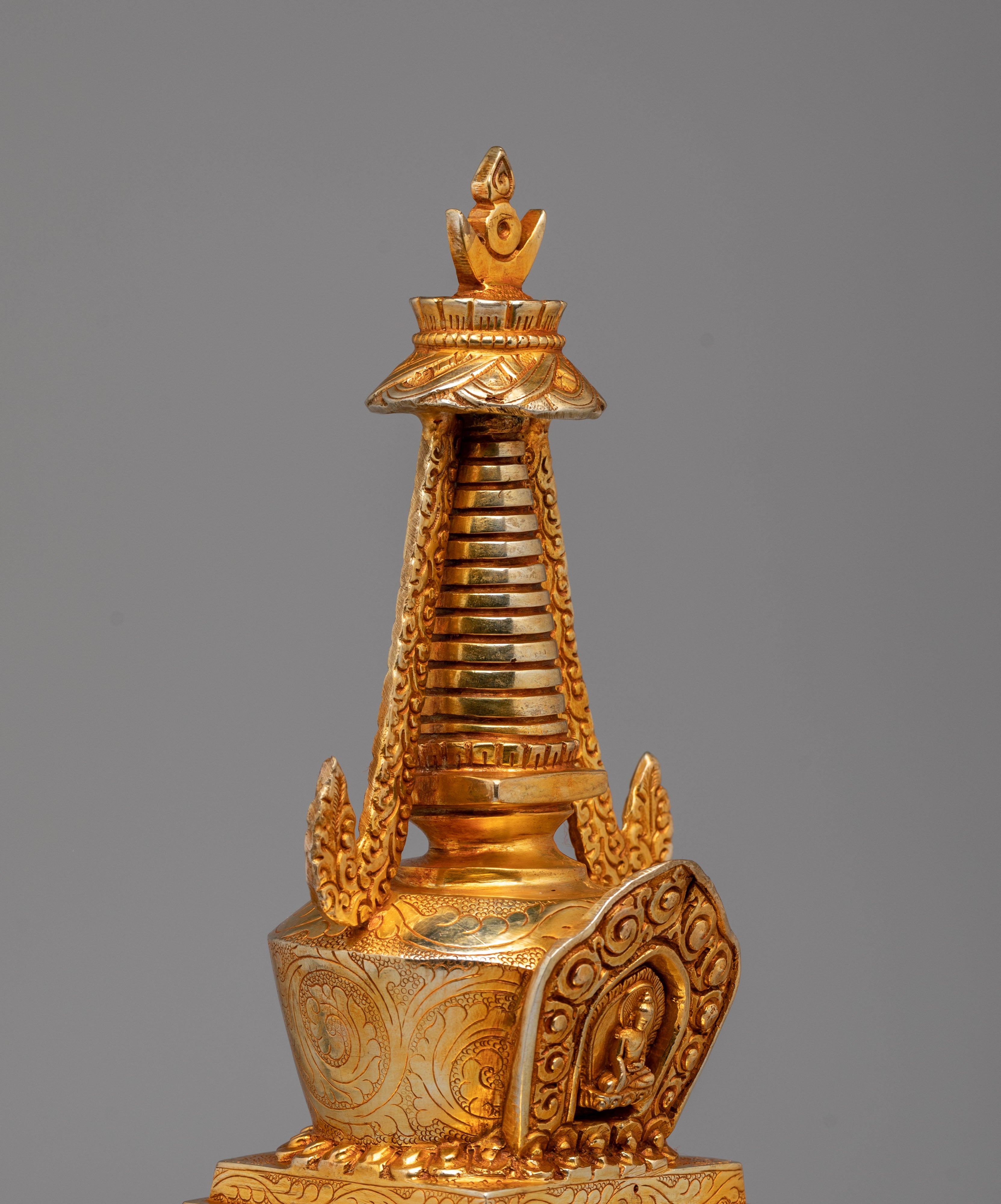 Handmade Stupa For Buddhist Monument | Tibetan Ritual Artifact