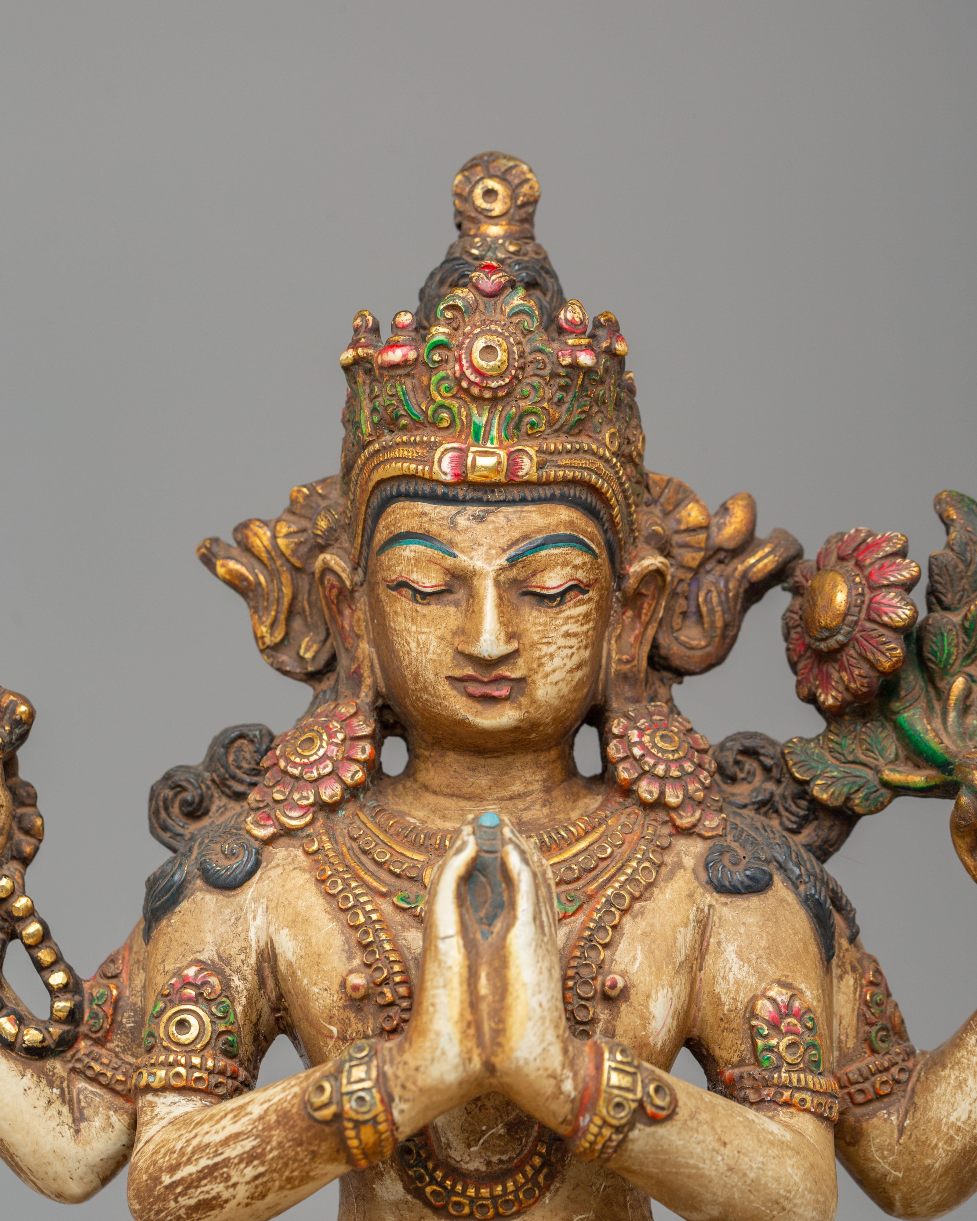 Sacred Chenrezig Sculpture | Statue for Meditation & Rituals