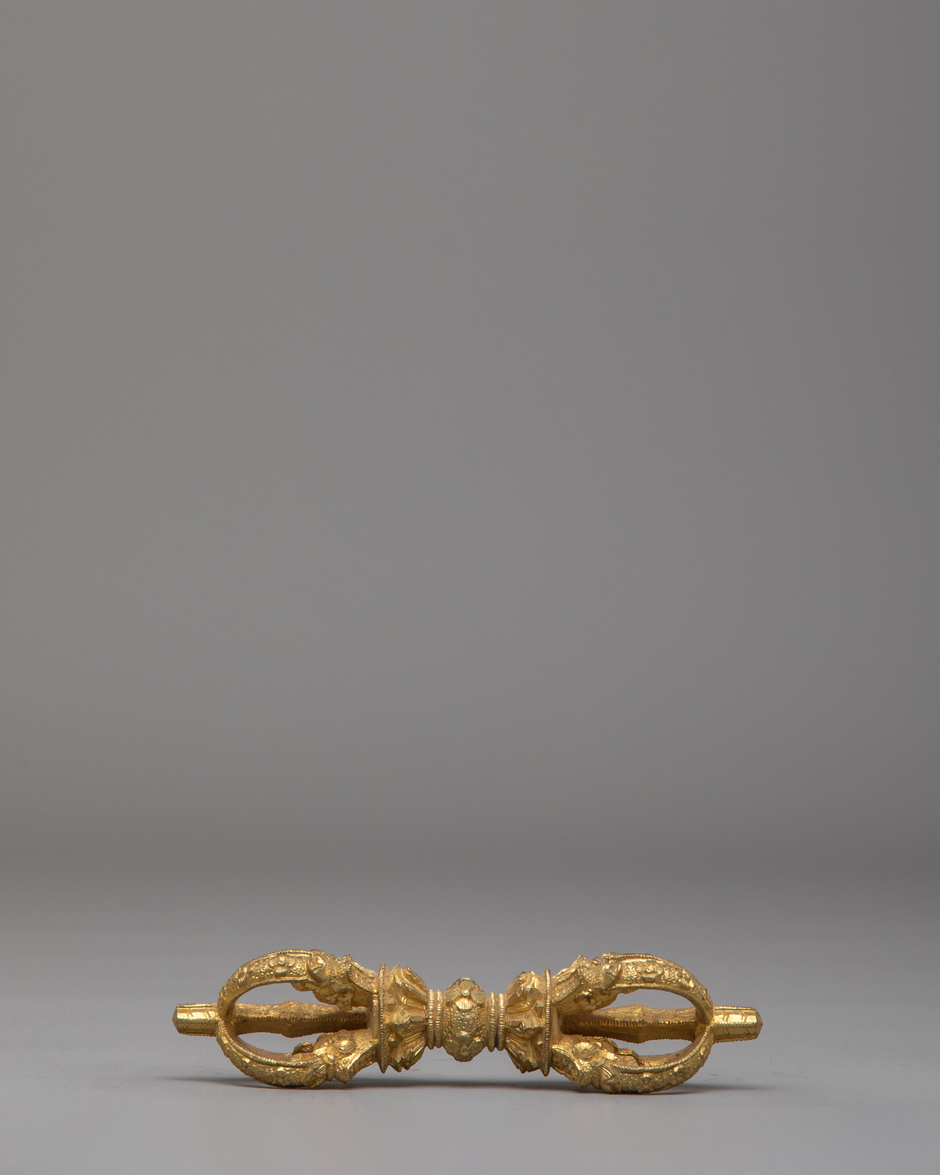 Buddhist Altar Vajra & Bell Set | Handcrafted Ritual Tools for Meditation
