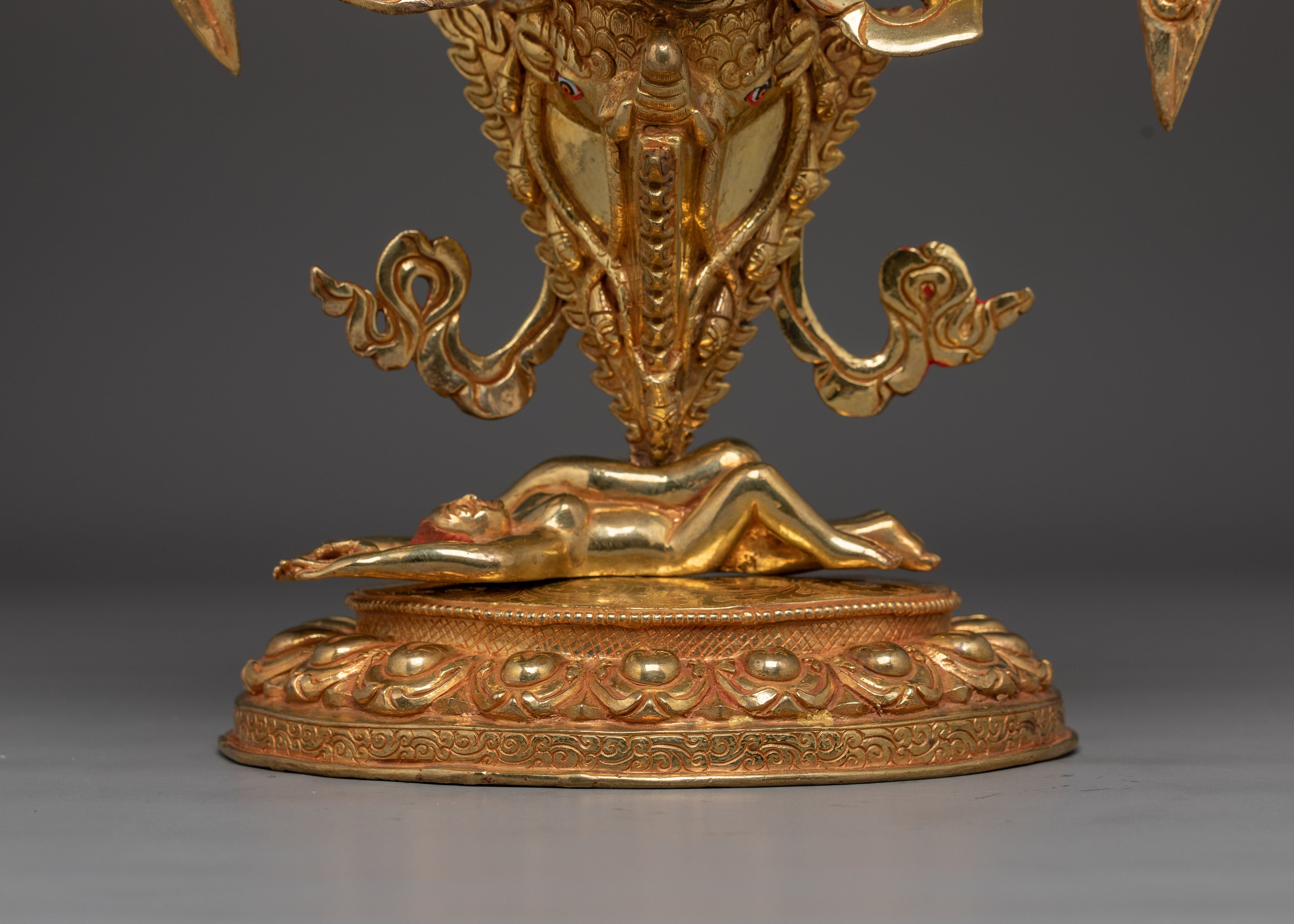 Drukse Chempa Statue | Traditional Wrathful deity