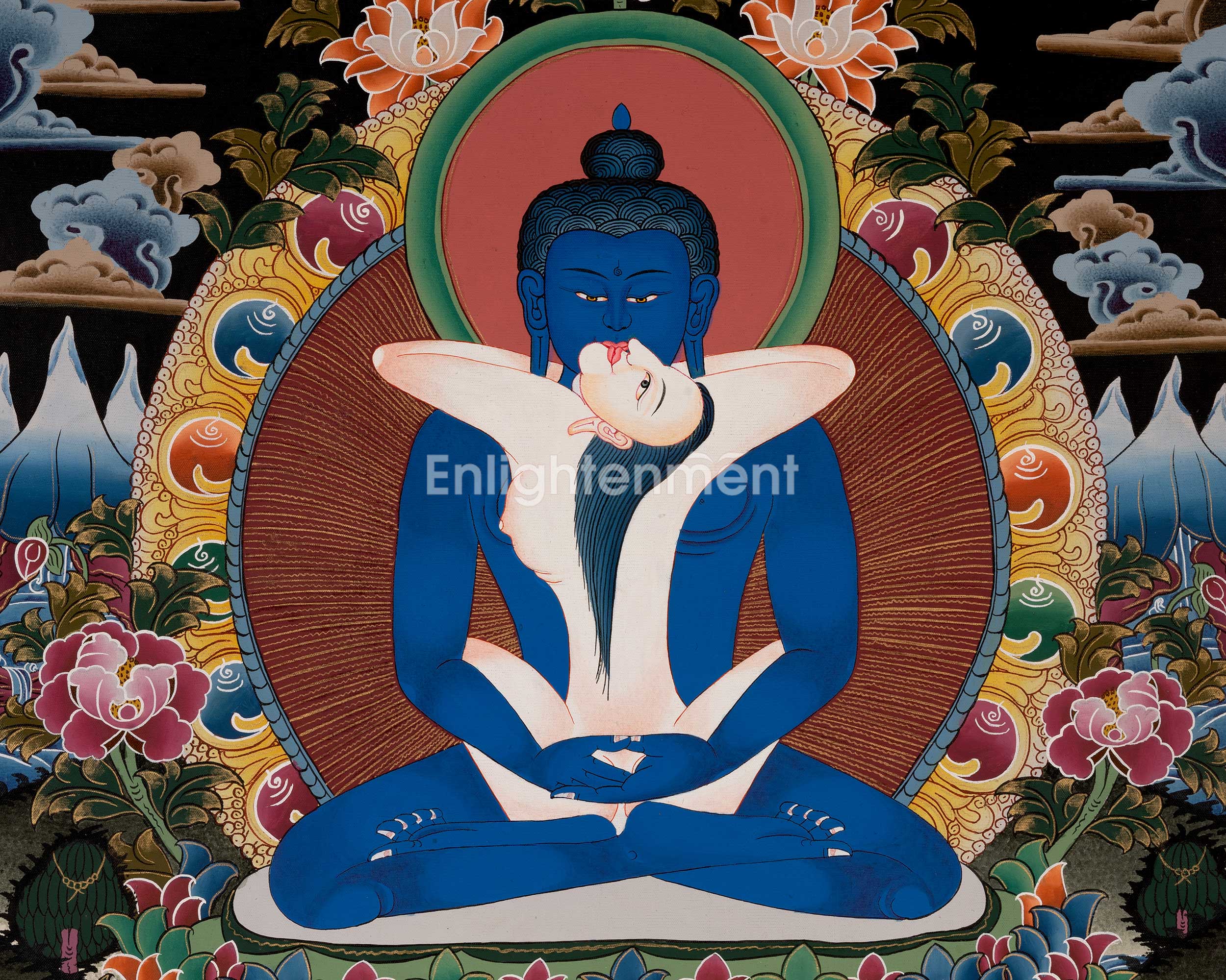 Buddha Samantabhadra Thangka | Tantric Union of Wisdom & Compassion