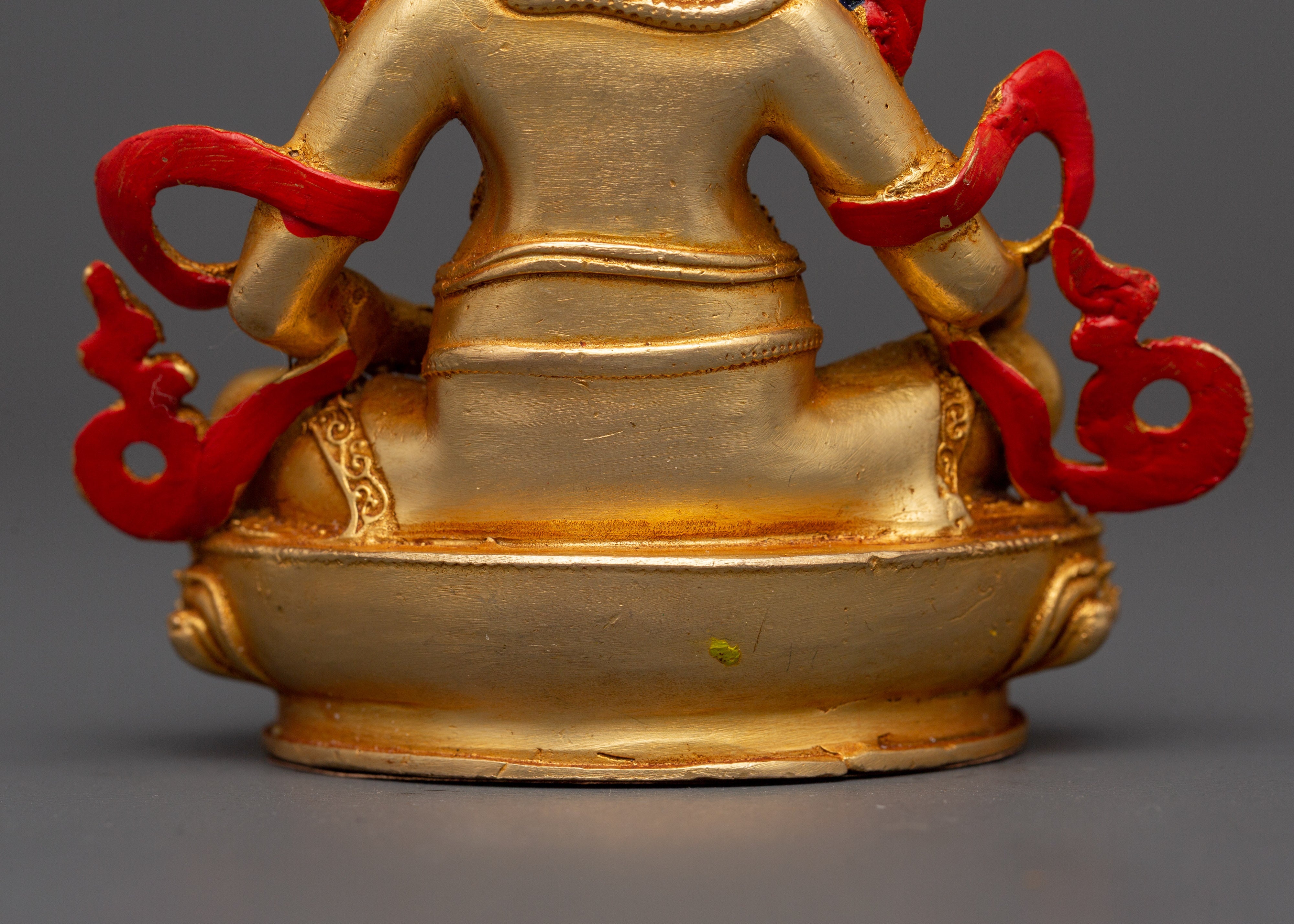 Gold-Plated Dzambala Statue | Tibetan God of Wealth and Prosperity