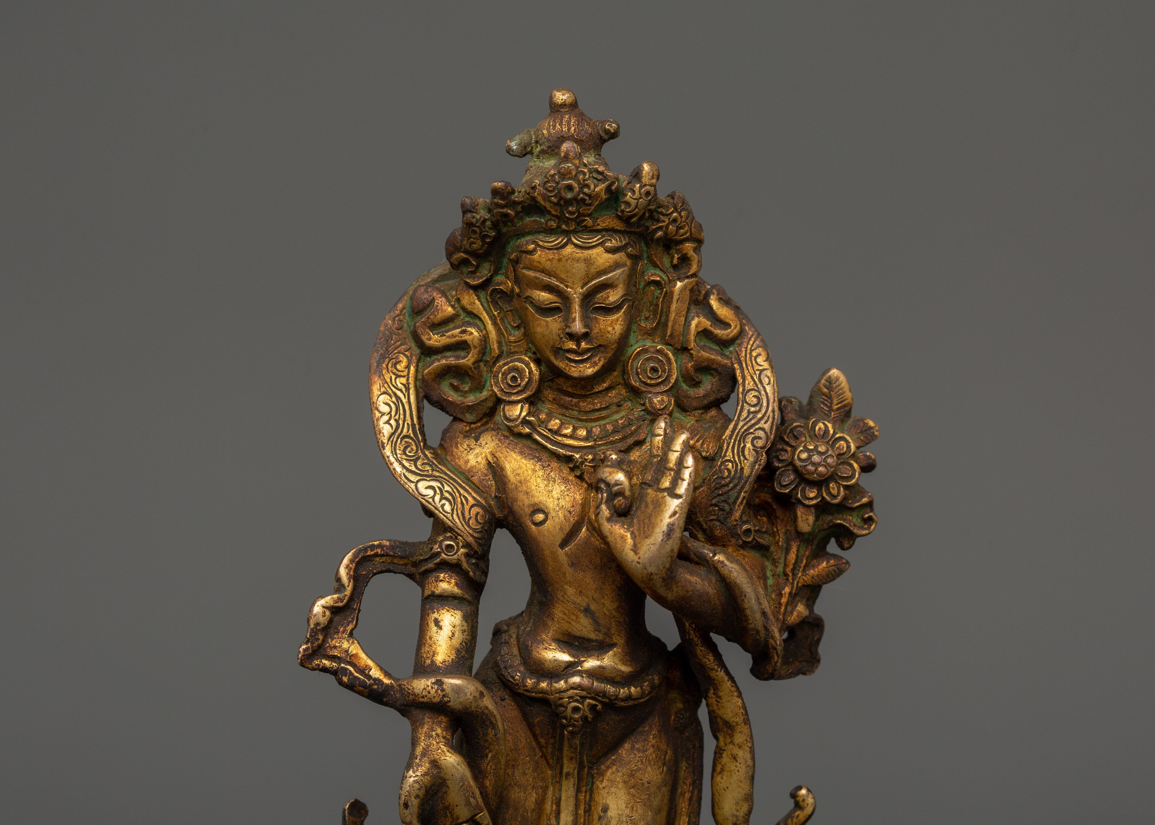 Standing Lokeshwor Handmade Statue | Symbol of Compassion and Protection