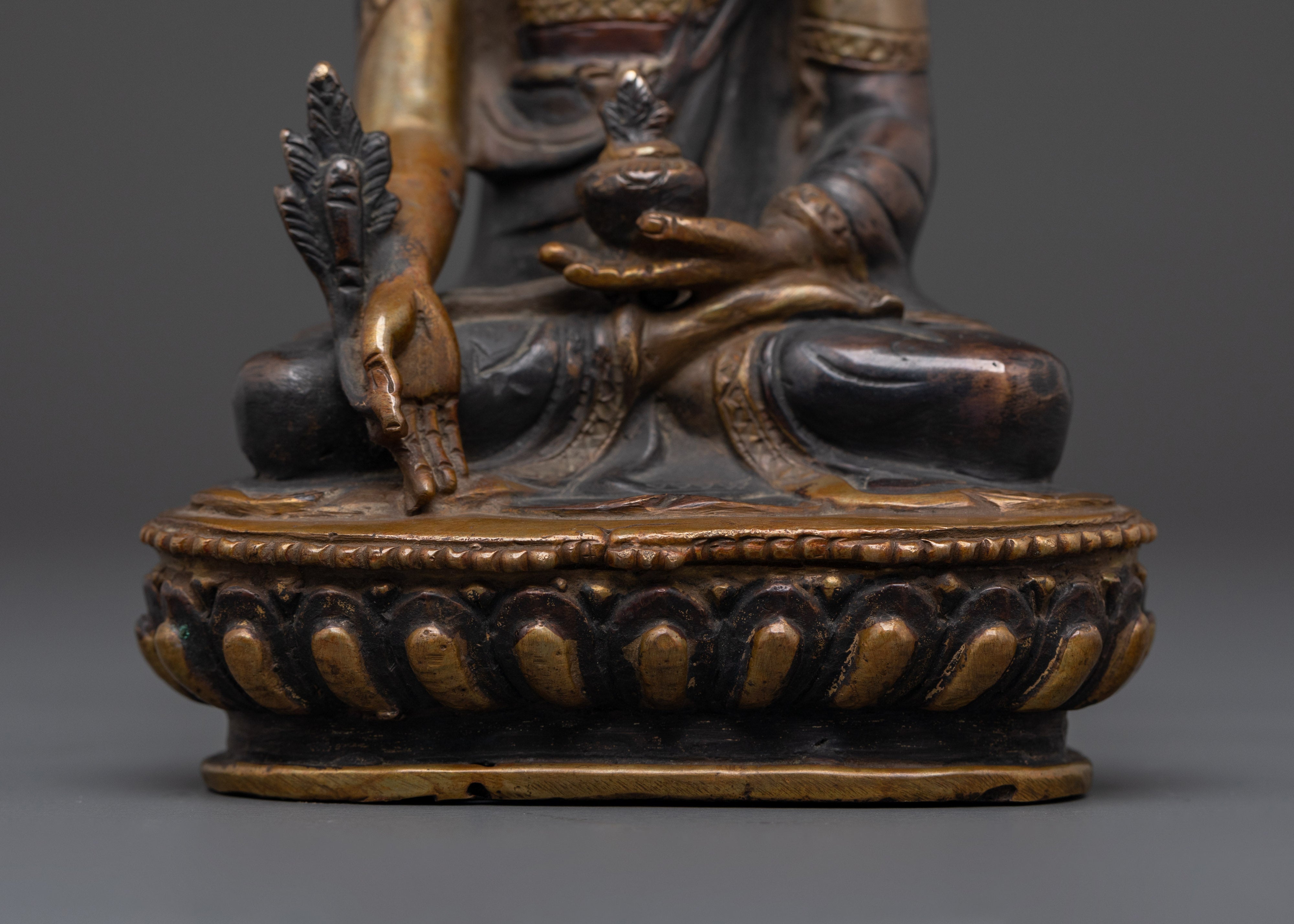 Buddhist Medicine Buddha (Bhaisajyaguru) Figurine | Symbol of Healing and Compassion