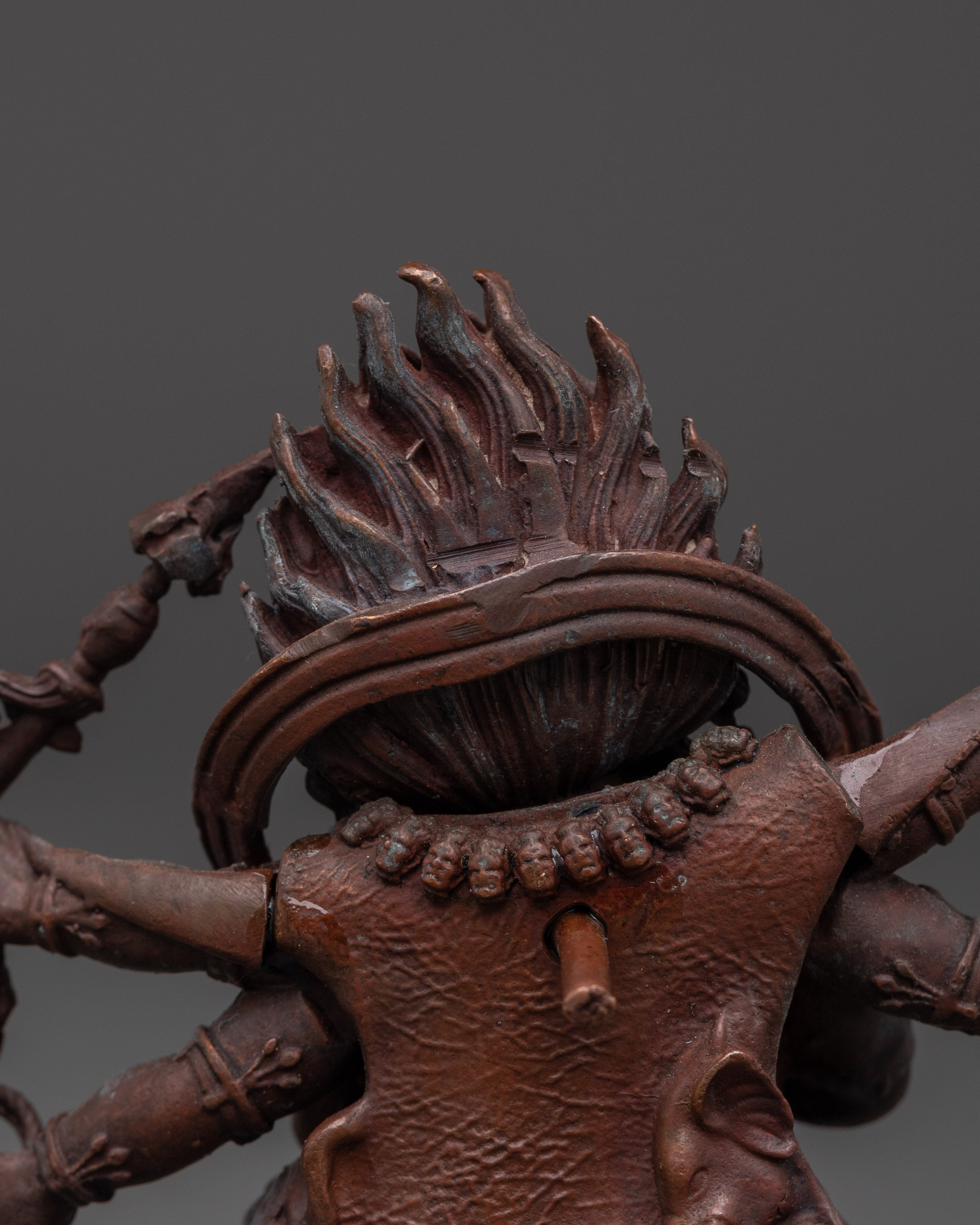 The Wrathful Six Armed Mahakala Statue | Symbol of Protection