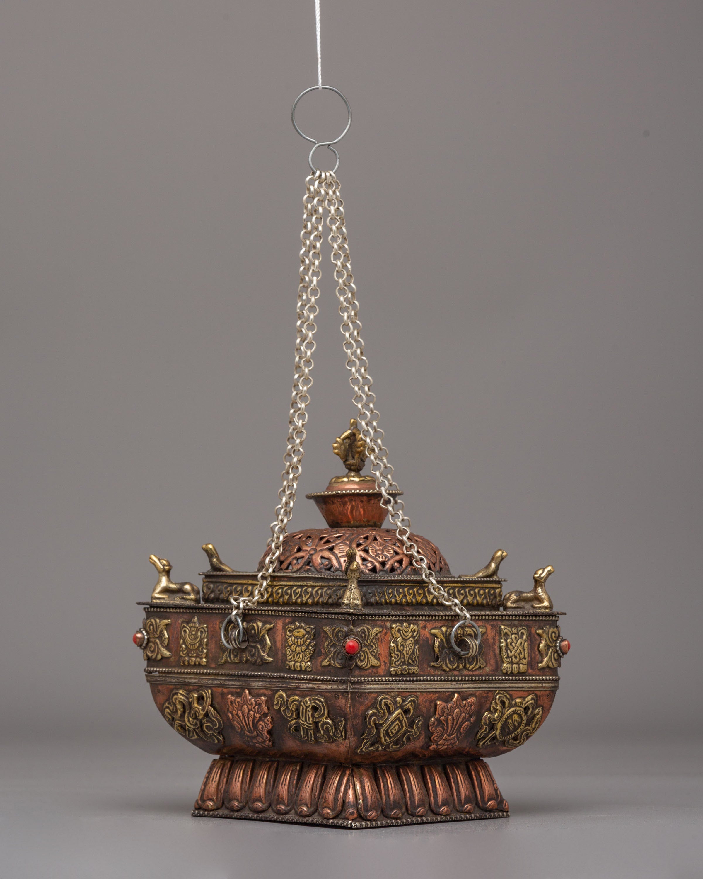 Buddhist Incense Burner For Ritual Offerings | Sacred Tibetan Altar