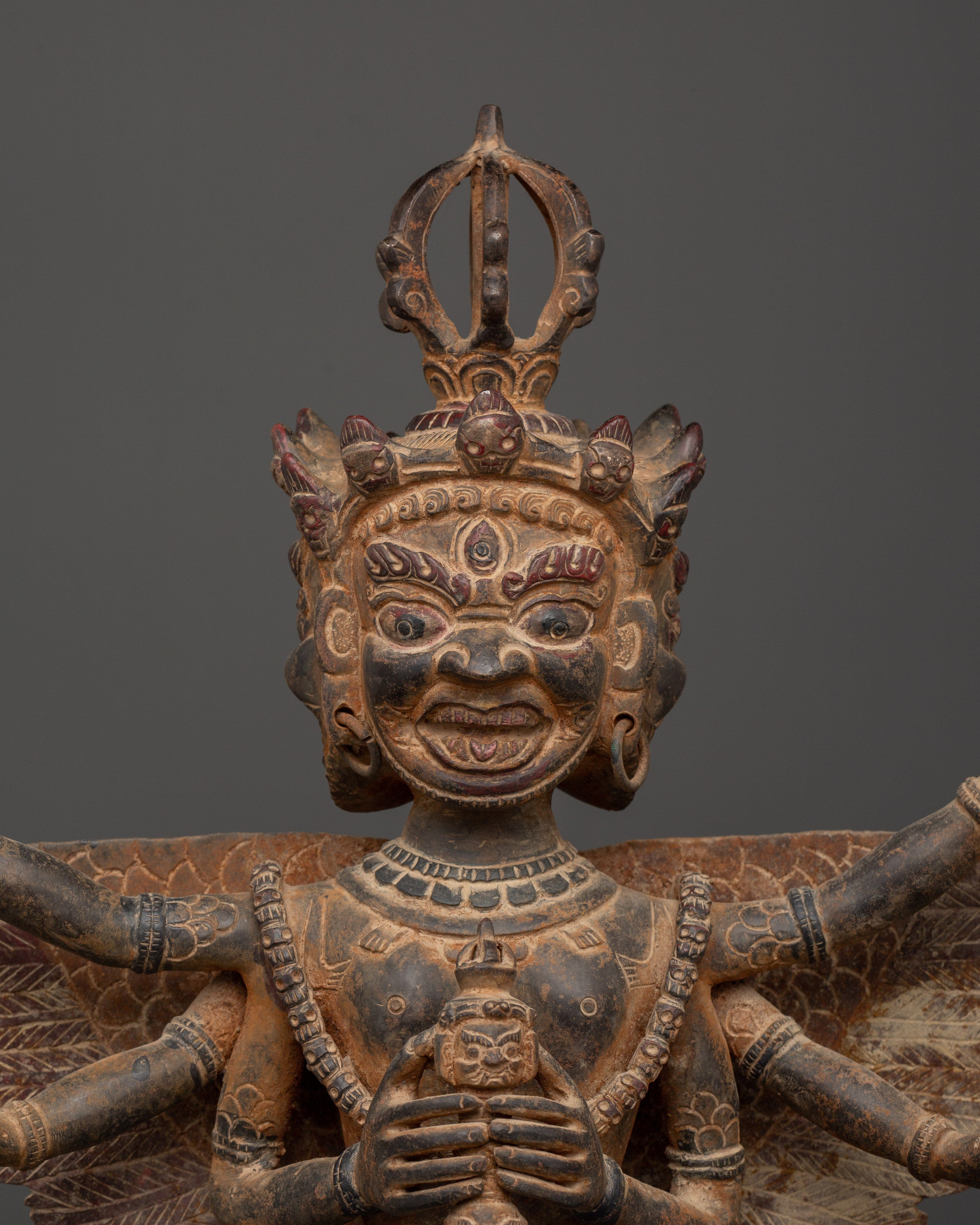 Vajrakilaya Phurba Statue | Wrathful Tibetan Guardian Deity