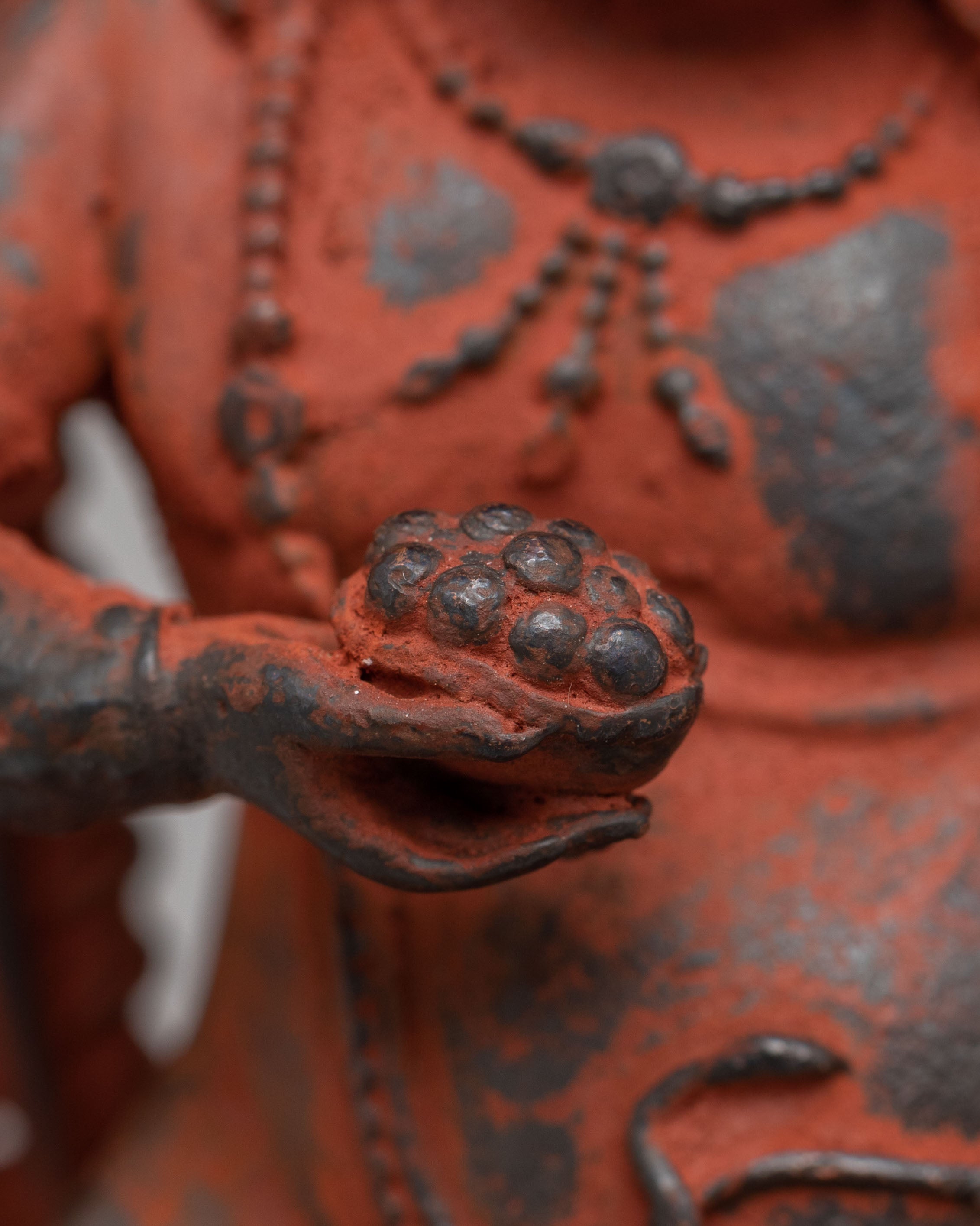 Spiritual Black Dzambhala Statue | Buddhist Wealth Deity