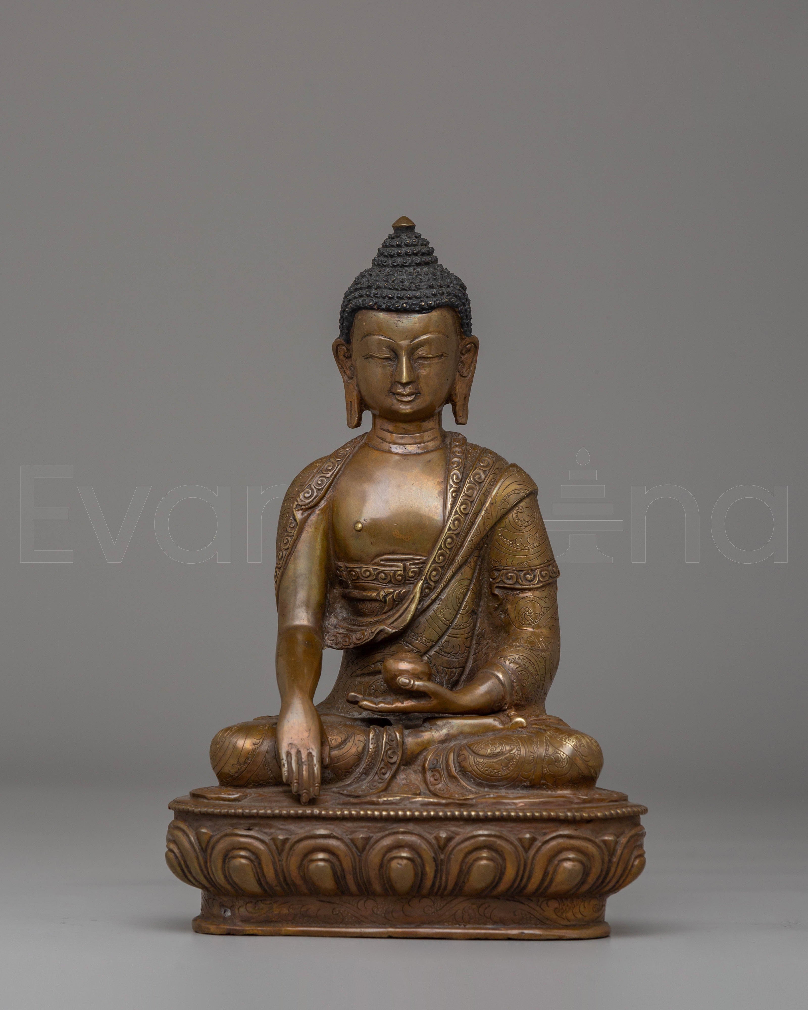 Himalayan Statue of Buddha Shakyamuni