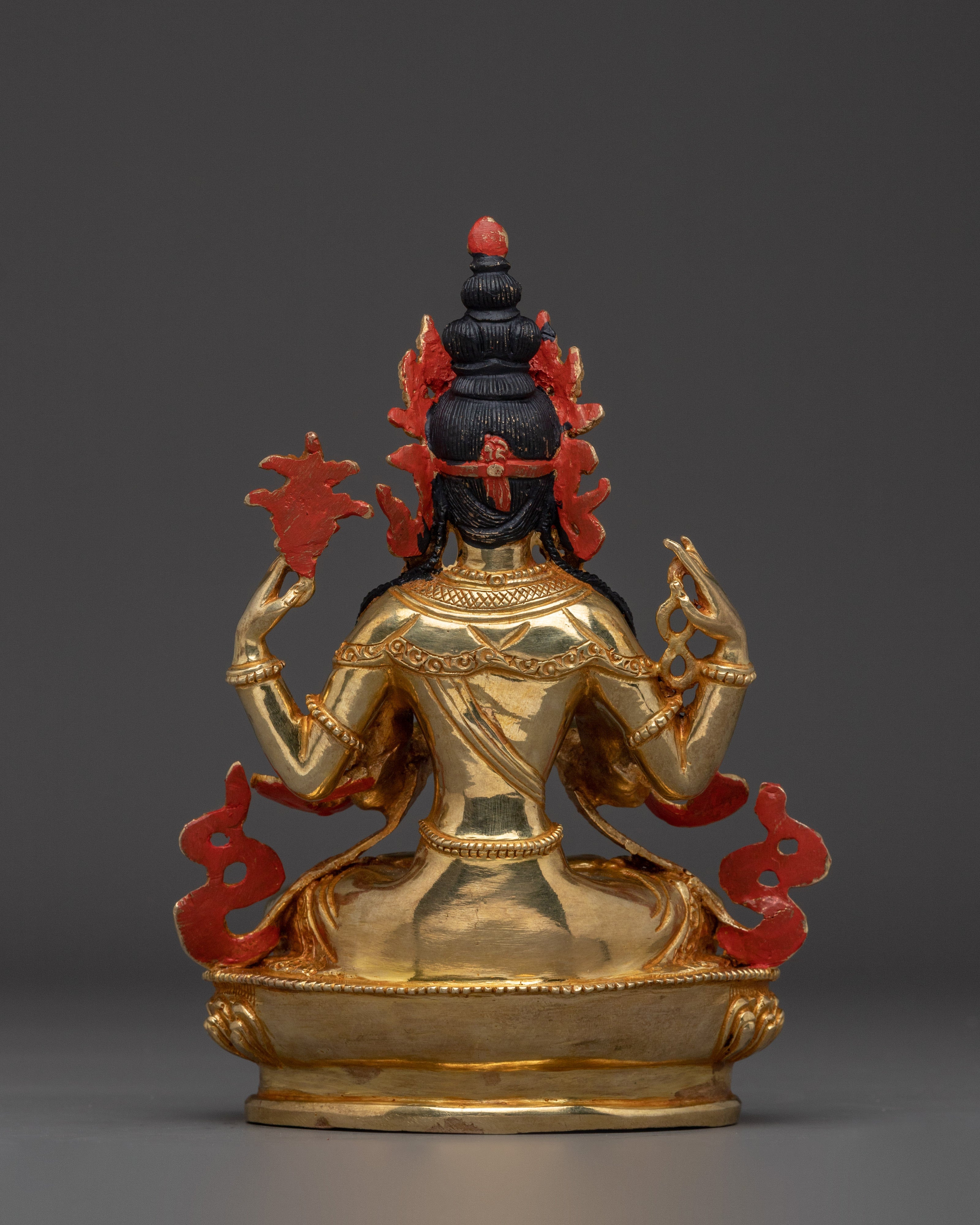 Compassion Lord Chenrezig Statue | Avalokiteshvara Serene Figurine
