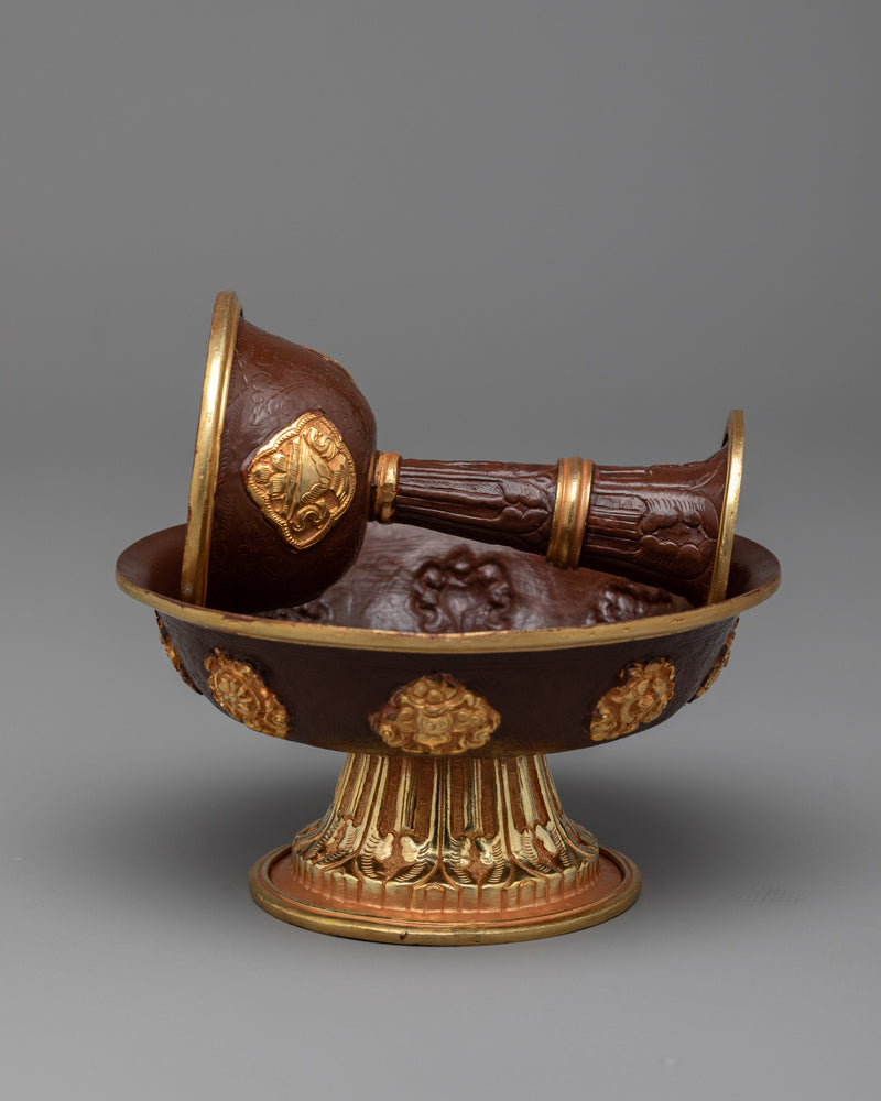 Serkyem Offering Bowl | Spiritual Craftsmanship at Its Best