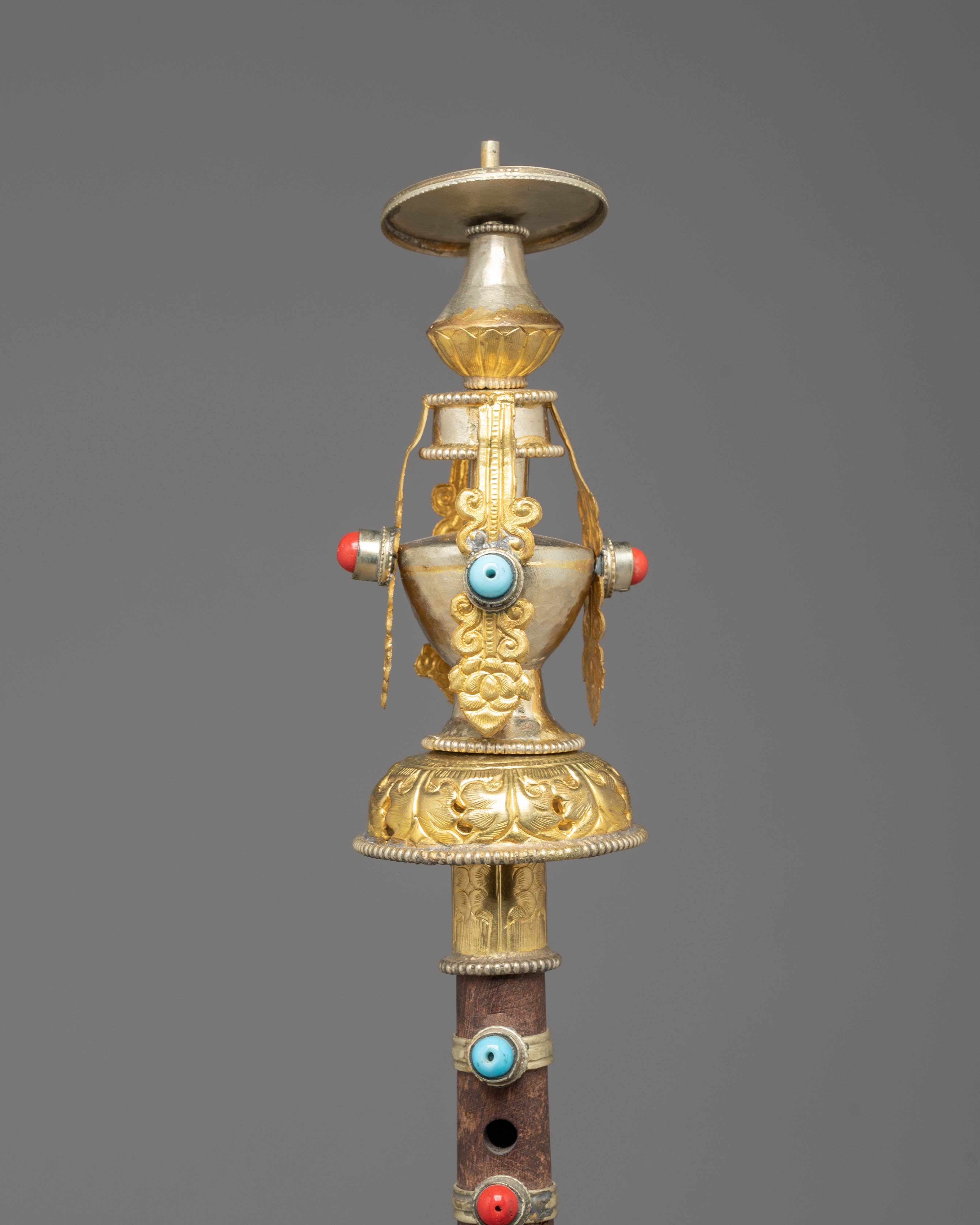 Gyaling Set for Ritual Ceremonies | Buddhist Temple Instrument Decor