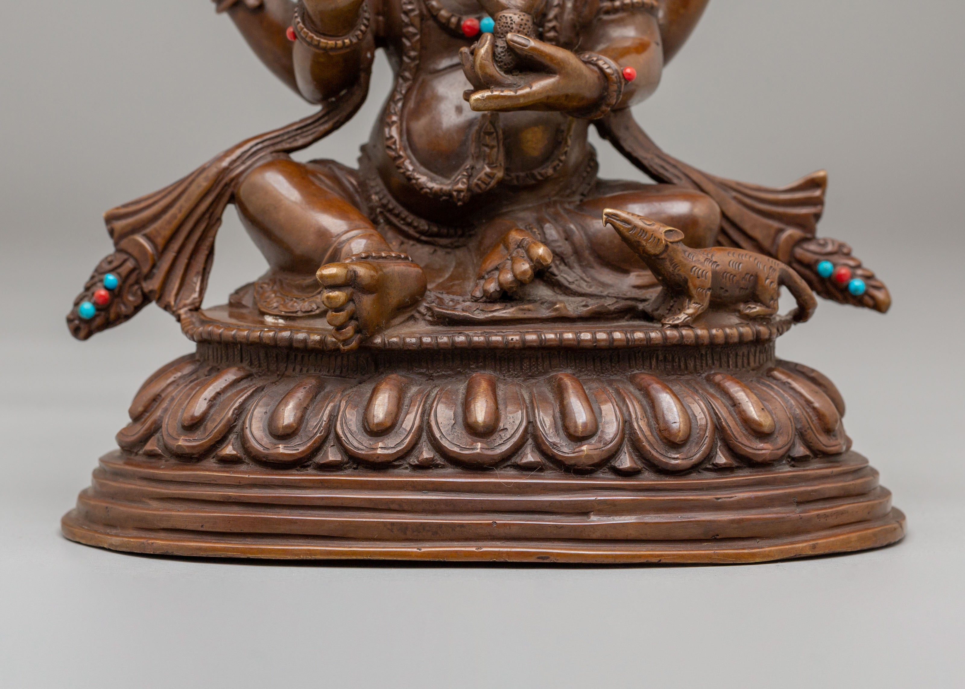 Handmade Ganesha Spiritual Statue | Hindu Deity of Prosperity & Wisdom
