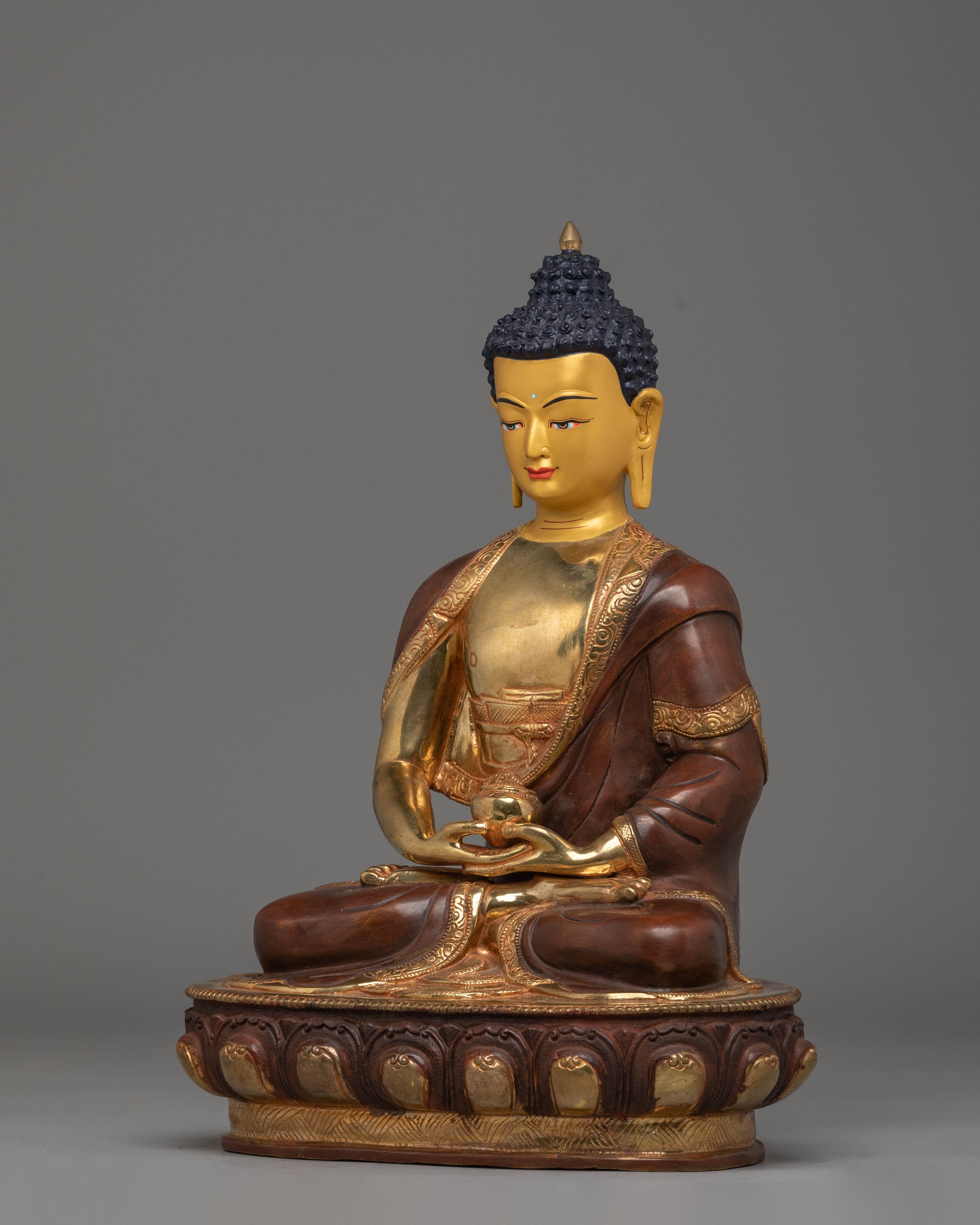 Tibetan Amitabha Buddha Copper Statue | Experience Serenity with our Sculpture