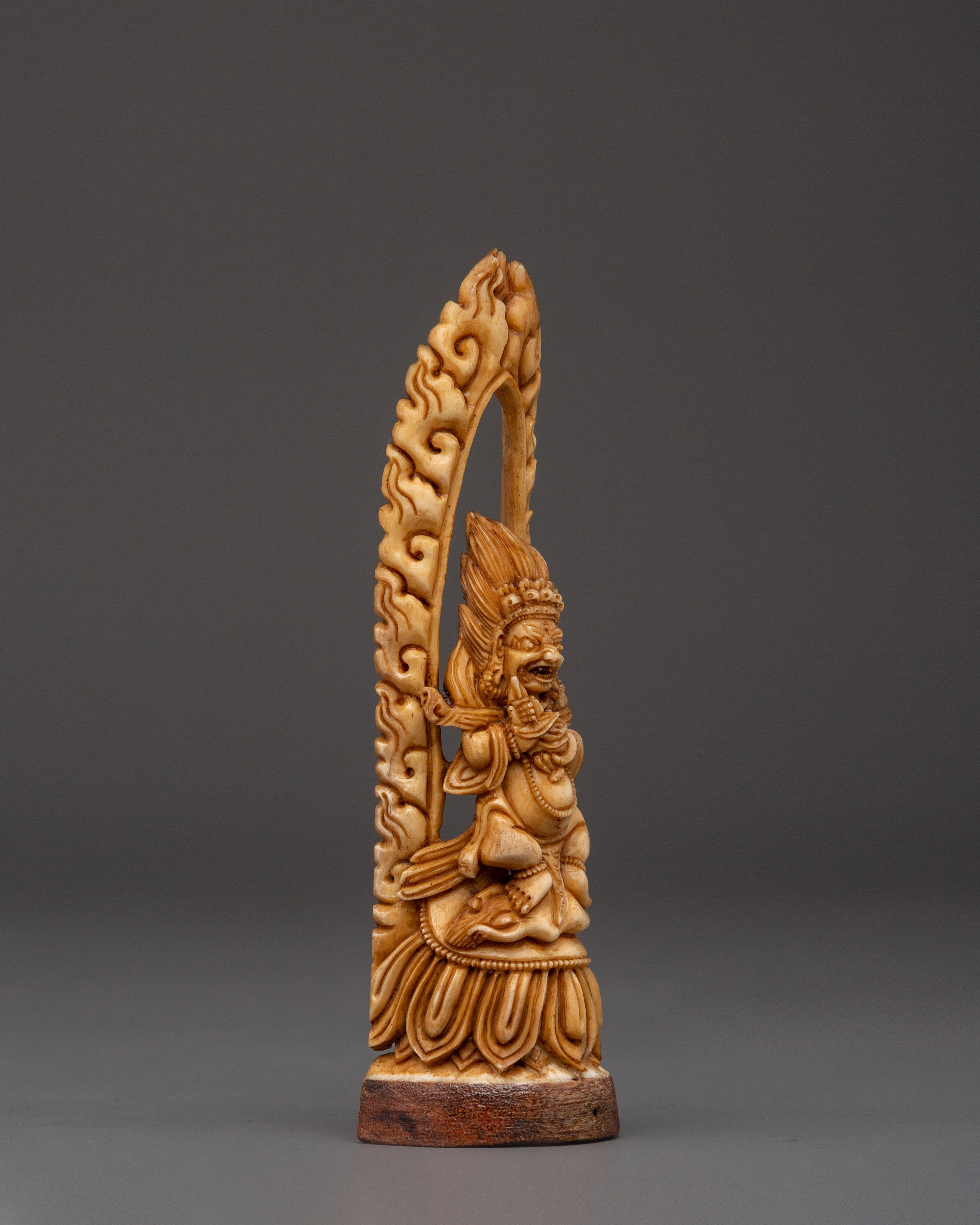 Mahakala Tantric Sculpture | Tibetan Protector Deity Statue