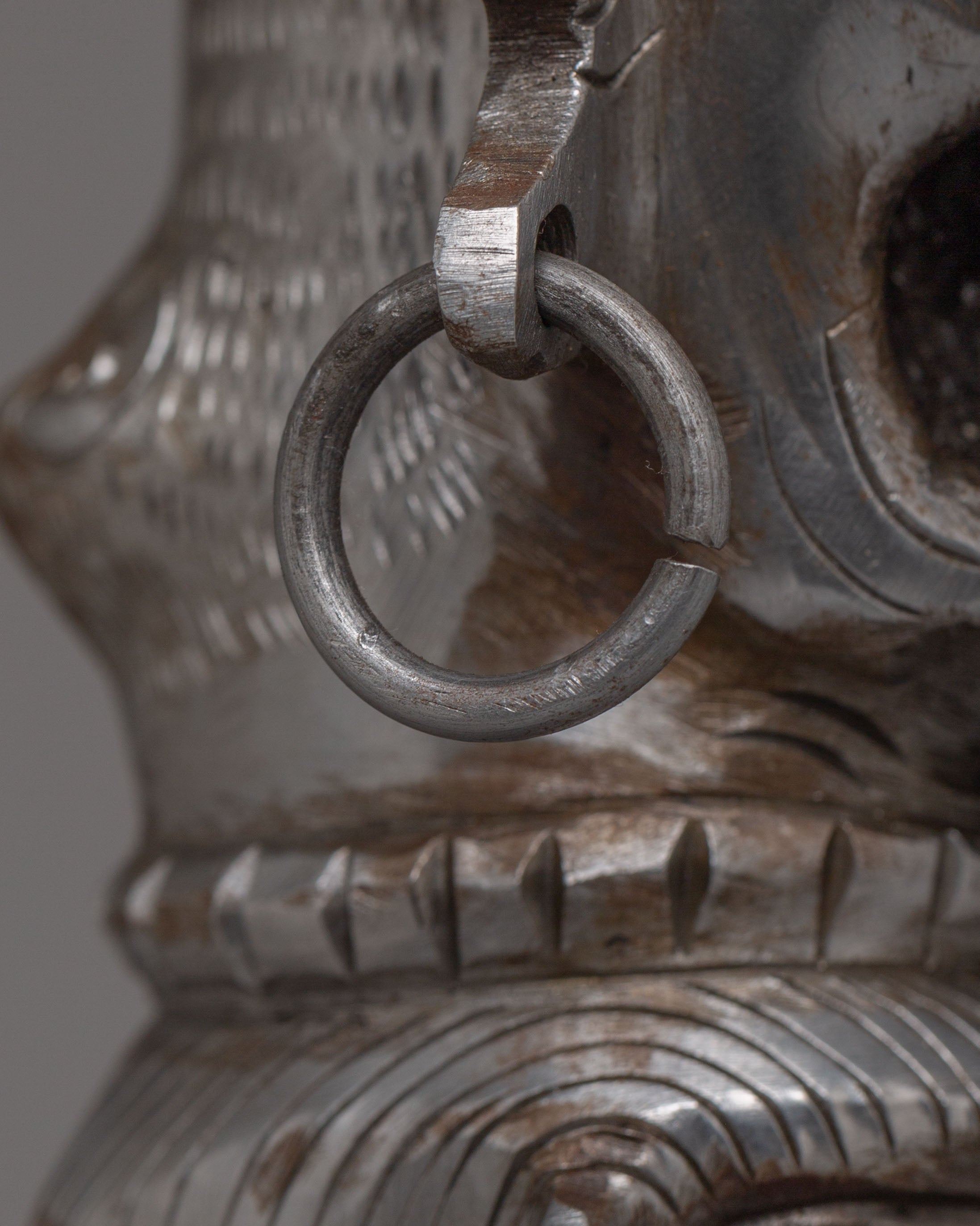 Handcrafted Iron Ritual Phurba | Tibetan Ceremonial Dagger for Protection