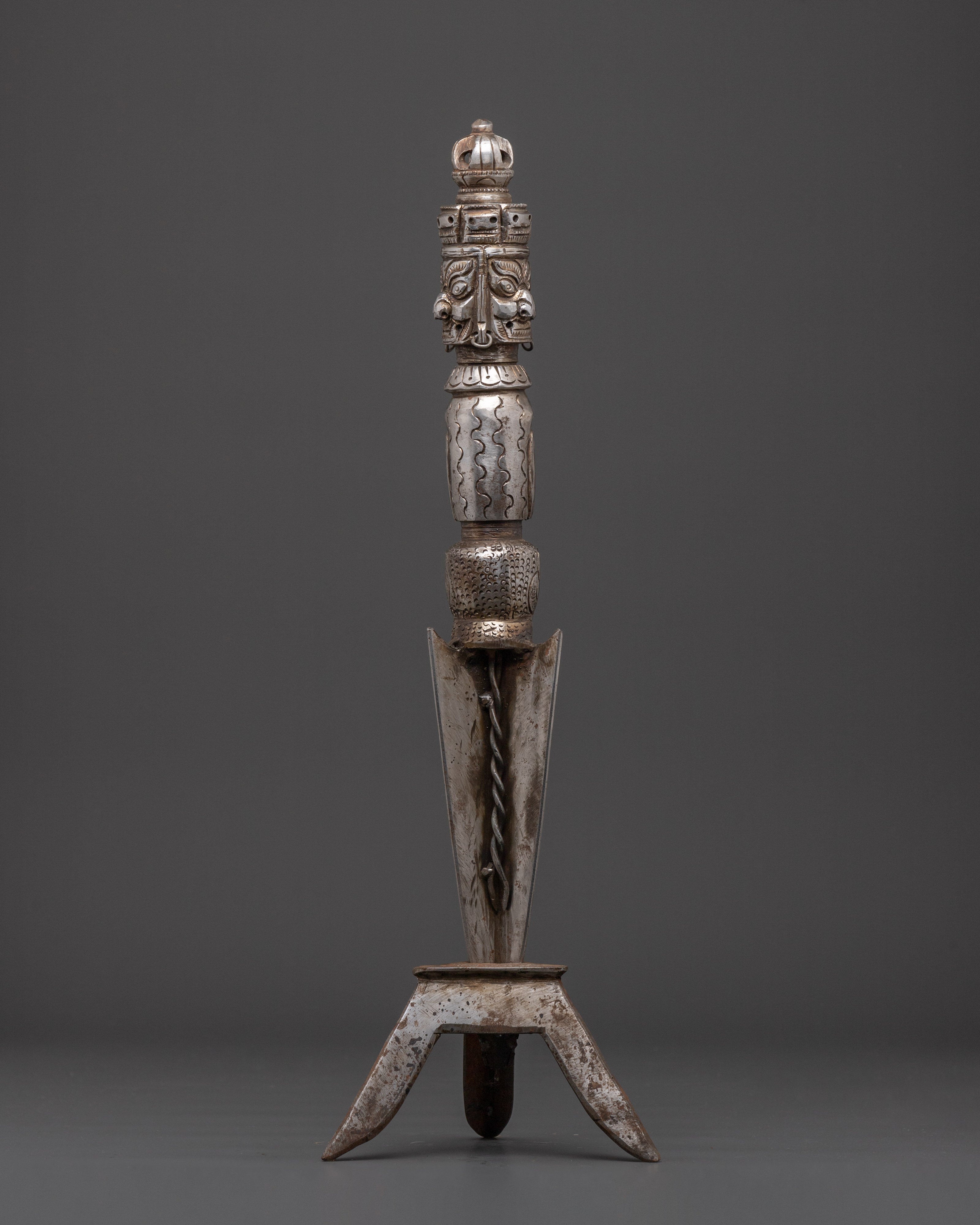 Sacred Ritual Phurba | Iron Dagger