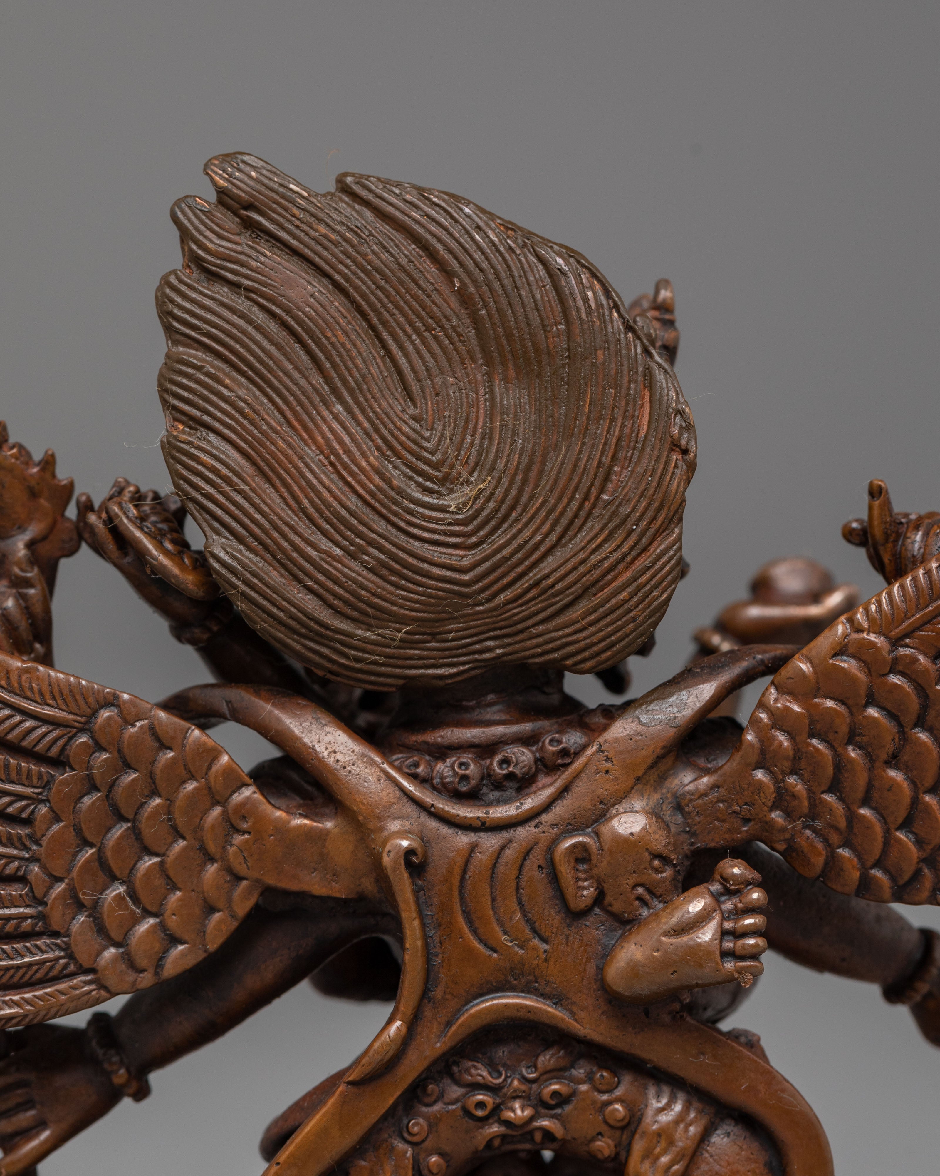 Sacred Vajrakilaya Statue for Tantric Altars | Handmade Buddhist Sculpture