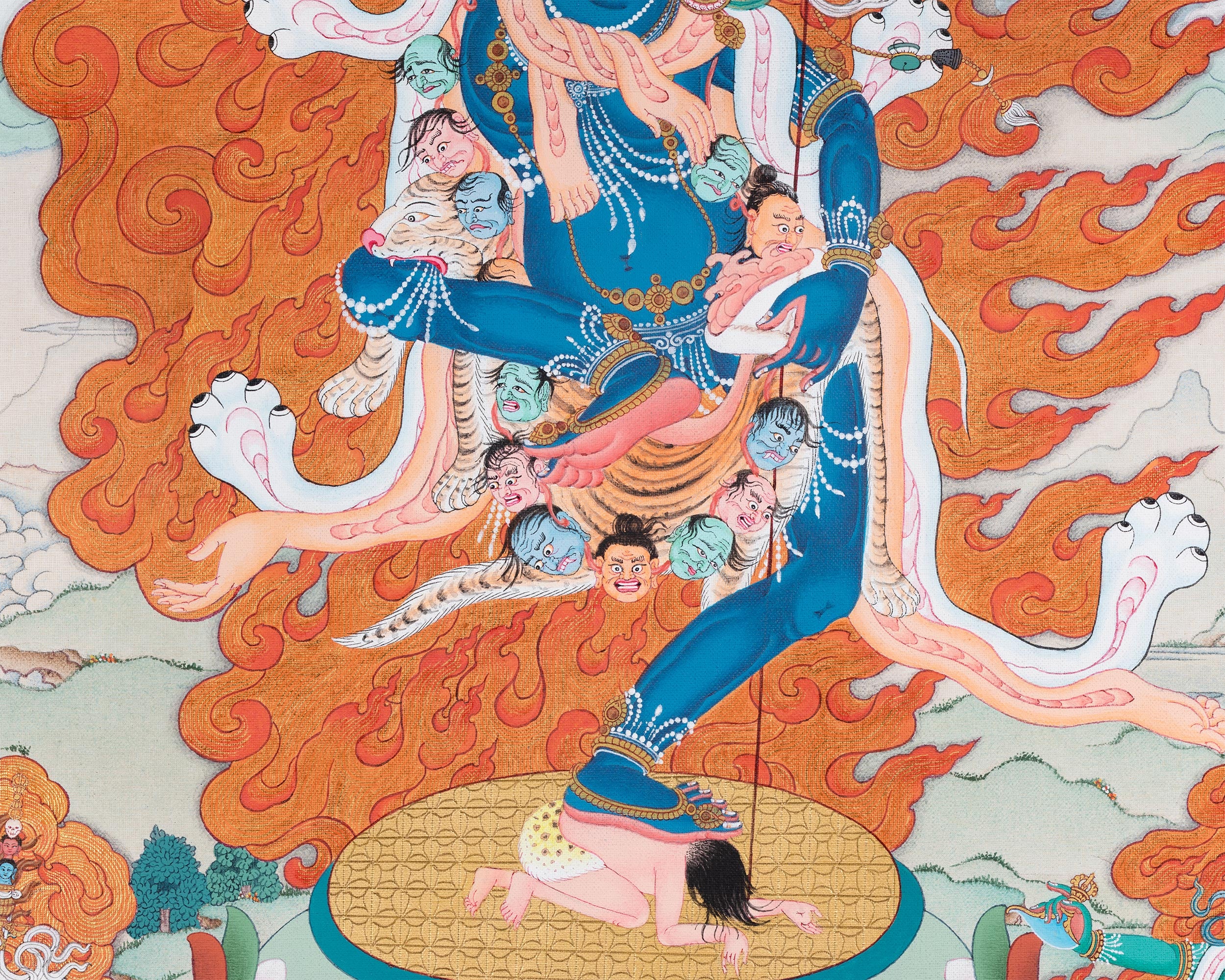 Troma Nagmo Thangka Print | Wrathful Dakini of Ultimate Transformation