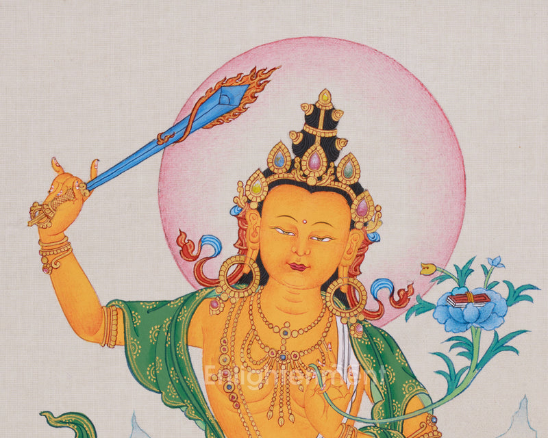 Jetsun Jampalyang (Manjushri) Thangka | Buddha To Be