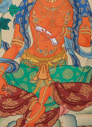 Rigsum Gonpo Thangka | Assembly of Manjushri, Chenrezig, Vajrapani