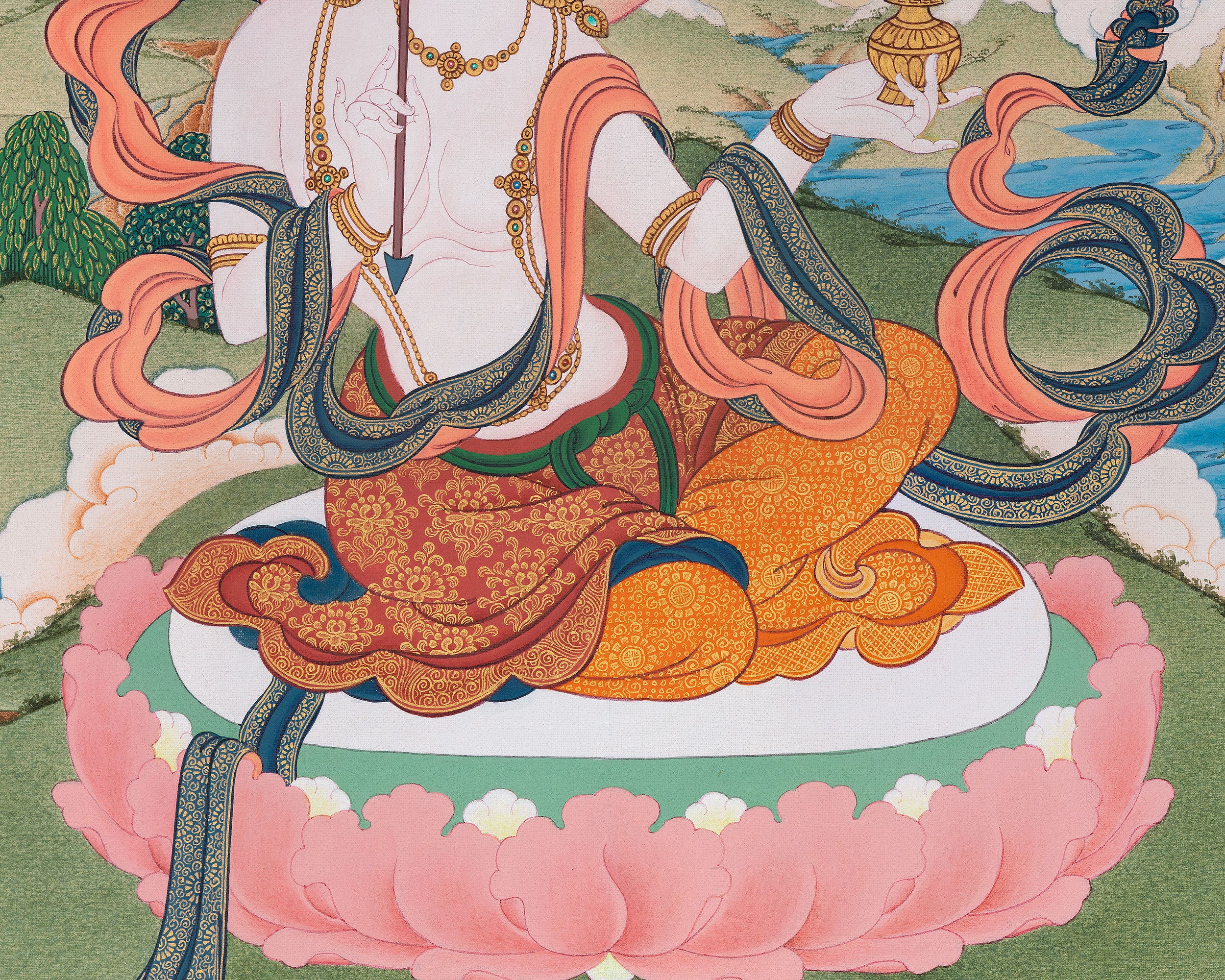 Mandarva Thangka Print | Wisdom Dakini | Digital Print