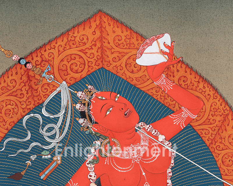 Vajrayogini Goddess Thangka | A Gateway to Divine Feminine Spirituality | Traditional Wall Decors